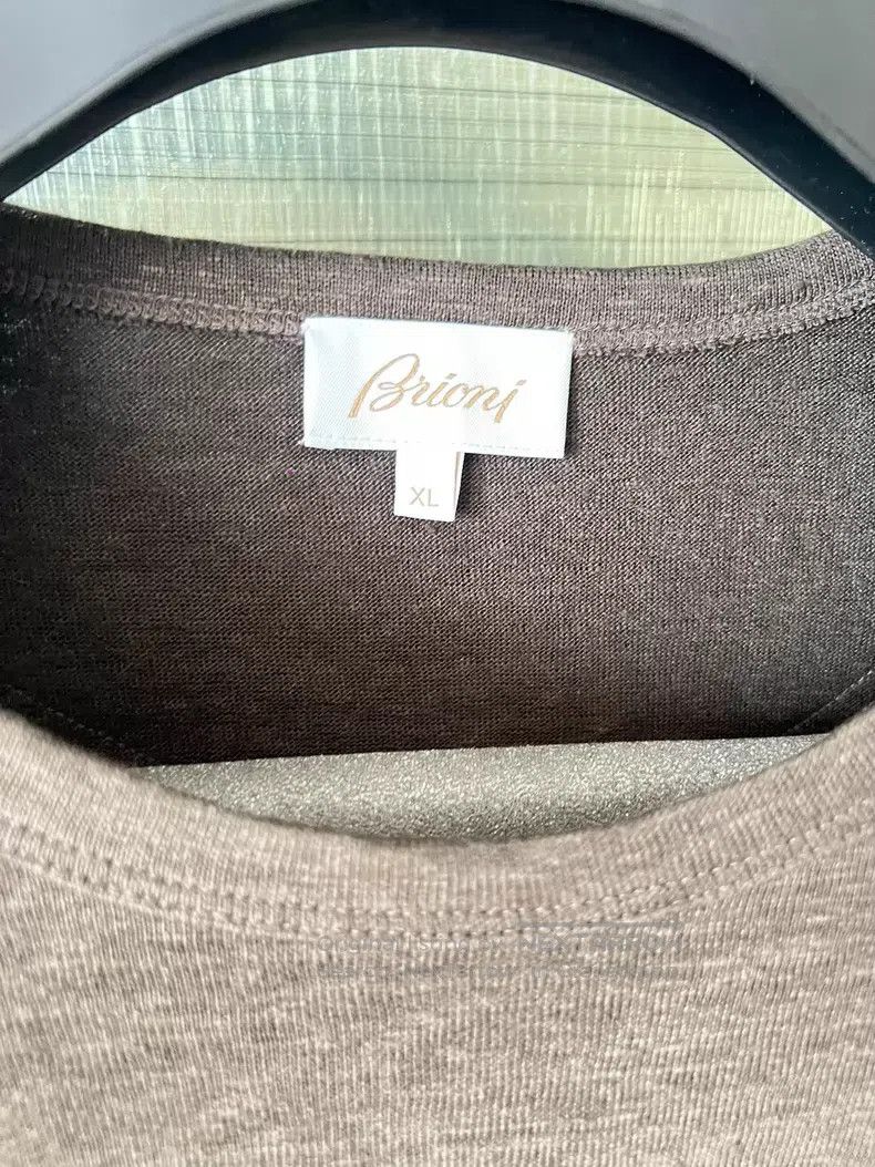 Brioni Brioni Linen Long Sleeve Casual Top Size US XL / EU 56 / 4 - 3 Thumbnail