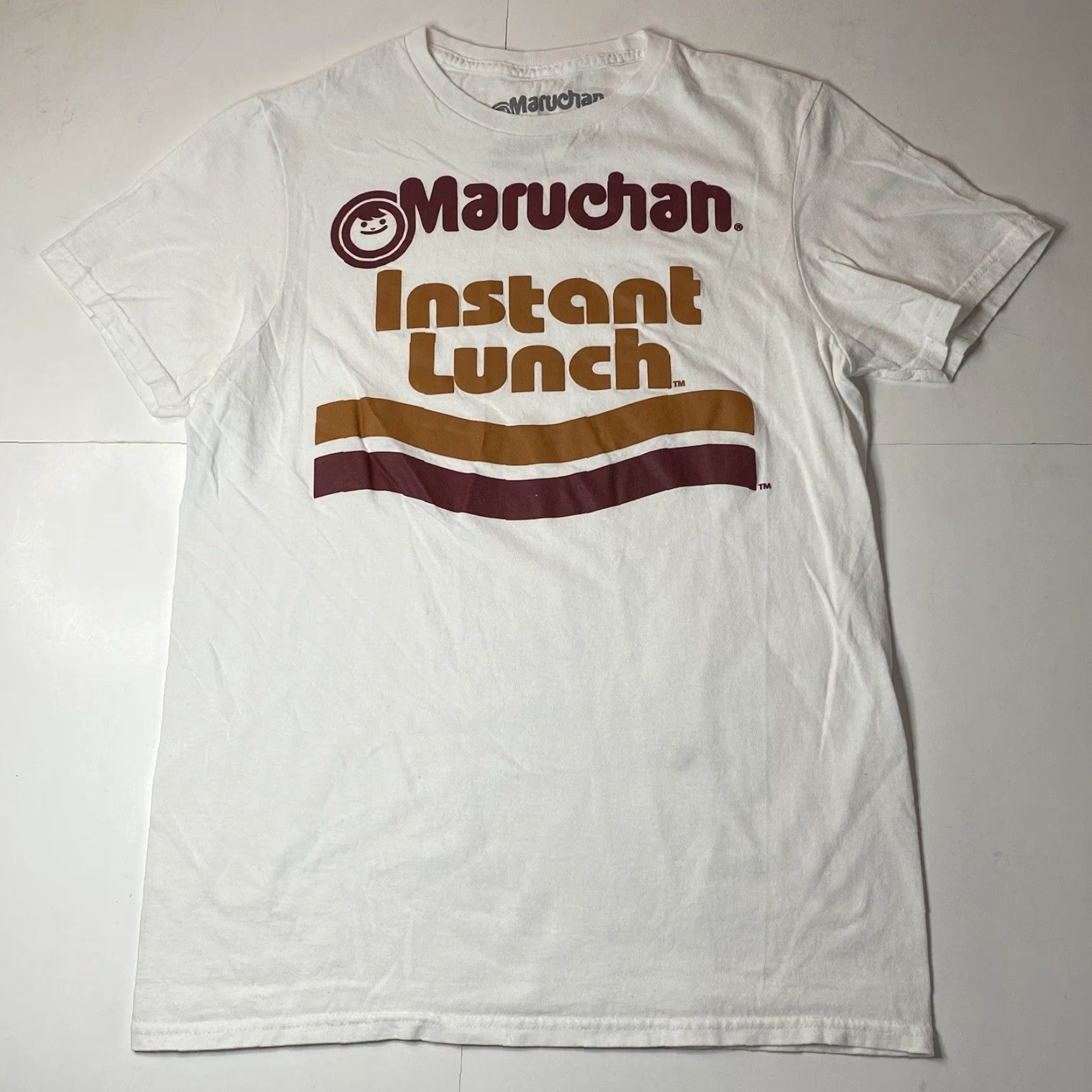 Vintage MARUCHAN Ramen Noodle Instant Lunch Logo T-Shirt White Womens Size SM Size S / US 4 / IT 40 - 4 Thumbnail