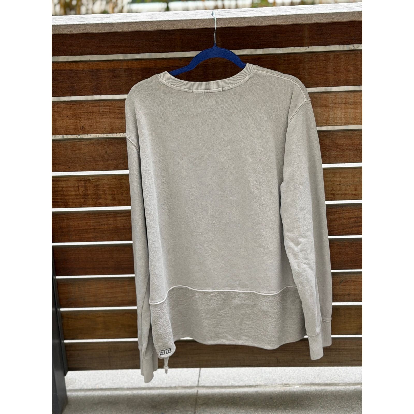 Ksubi Ksubi crewneck sweatshirt XXL stone/cream tonal logo Size US XXL / EU 58 / 5 - 4 Thumbnail