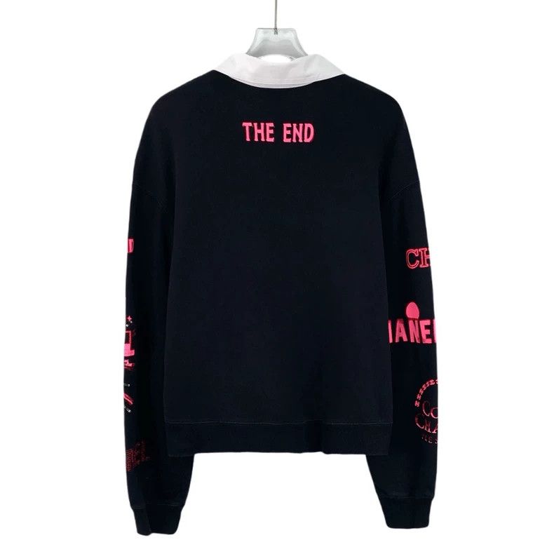 Chanel Chanel Color-block graffiti letter print lapel long-sleeved Size S / US 4 / IT 40 - 2 Thumbnail