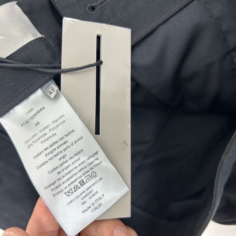 Dior Dior Black side pocket workwear pants Size US 32 / EU 48 - 4 Thumbnail