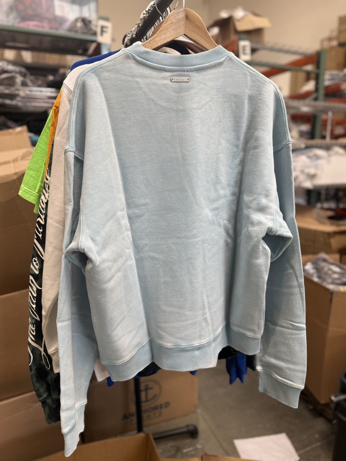YoungLA YOUNGLA LOVESET CREWNECK SKY BLUE WASH SIZE M BRAND NEW Size US M / EU 48-50 / 2 - 2 Thumbnail
