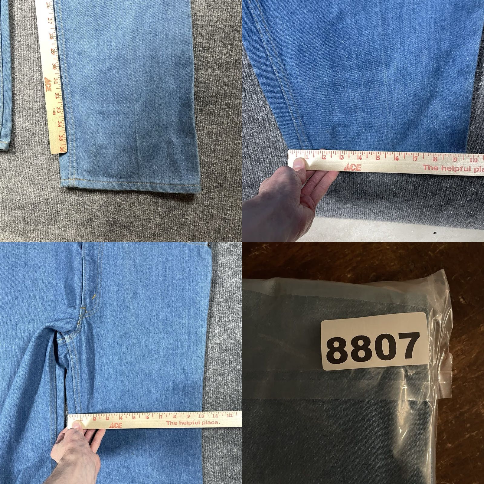 Levi's VINTAGE Levi's Jeans Denim 501 Series Size 32x38 Unisex USA Orange Tab Men’s 1980s Straight Jeans Size US 32 / EU 48 - 11 Thumbnail