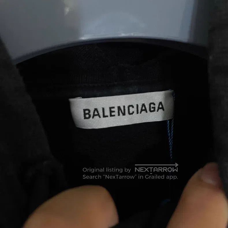 Balenciaga Balenciaga Glitter Crown Hoodie - Black Size US XS / EU 42 / 0 - 3 Thumbnail