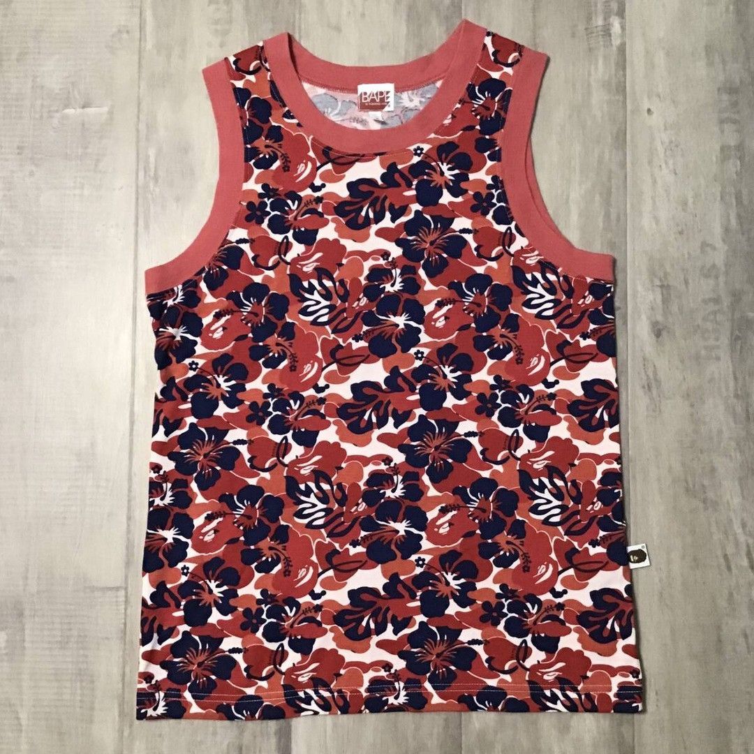 Bape BAPE Aloha Resort camo tank top a bathing ape NIGO Size US S / EU 44-46 / 1 - 1 Thumbnail