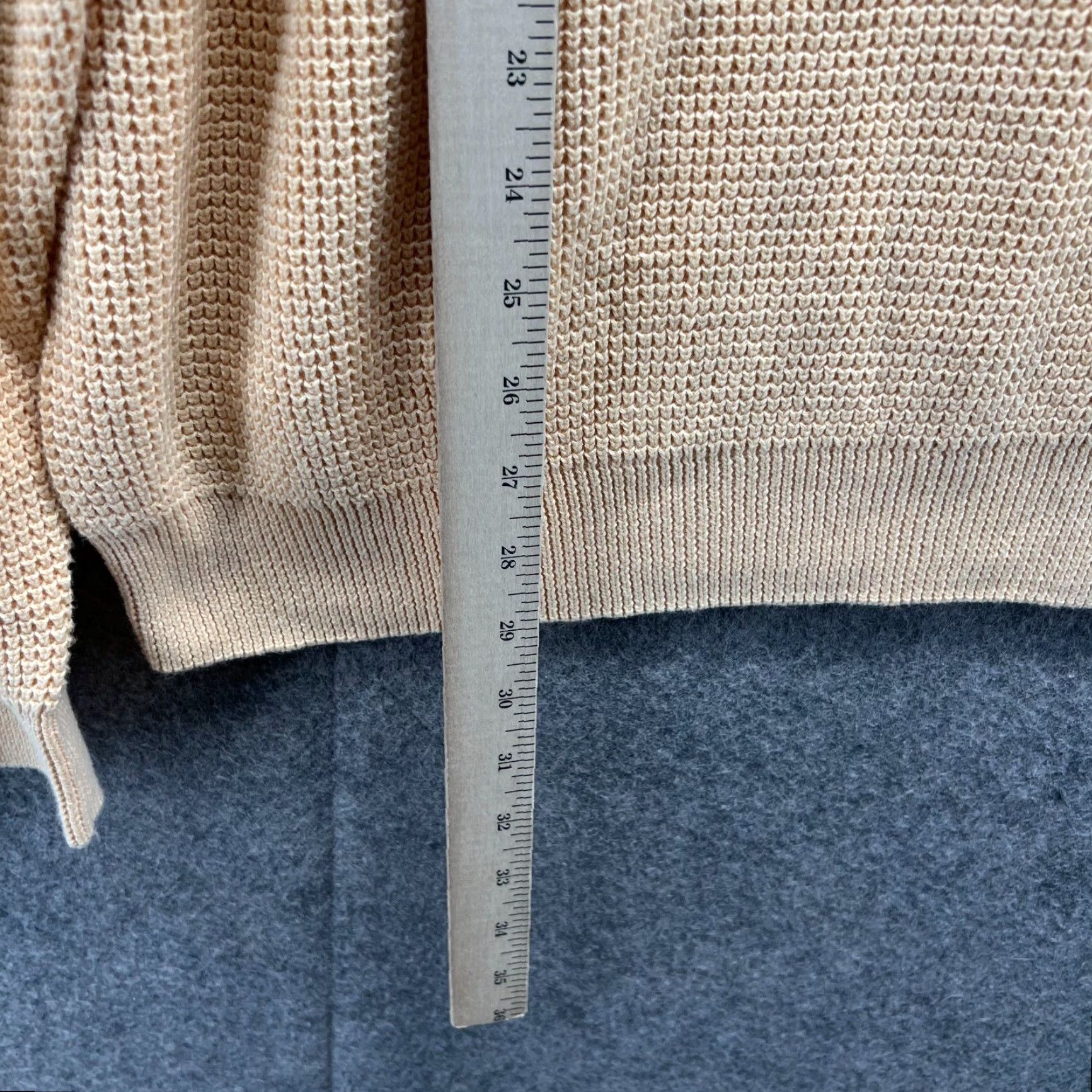 Vintage Jamie Sadock Sweater Mens Large Adult Orange 1/4 Zip Pullover Cotton Knit New Size US L / EU 52-54 / 3 - 2 Thumbnail