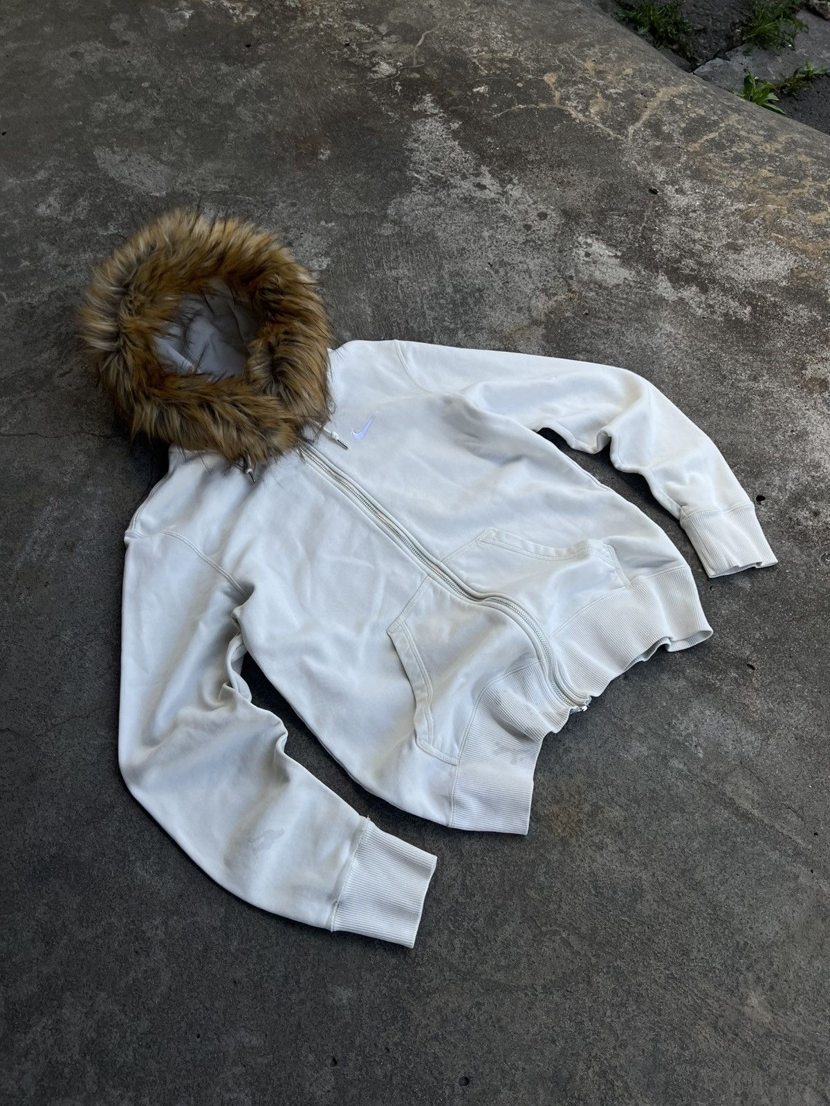If Six Was Nine × Nike × Vintage Nike swoosh Y2K if six was nine fur japan style zip hoodie Size US M / EU 48-50 / 2 - 3 Thumbnail
