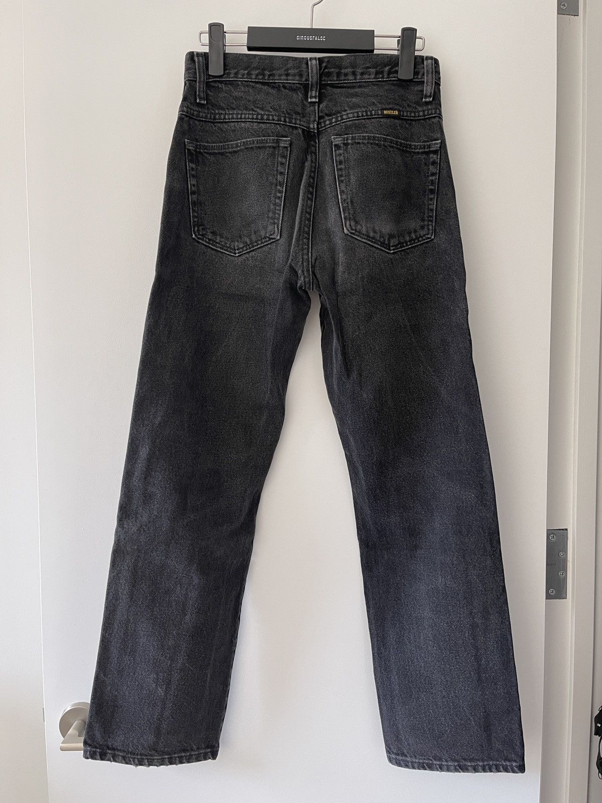 Rustler × Vintage Straight Leg Jeans in Faded Black Denim Size US 27 - 2 Thumbnail