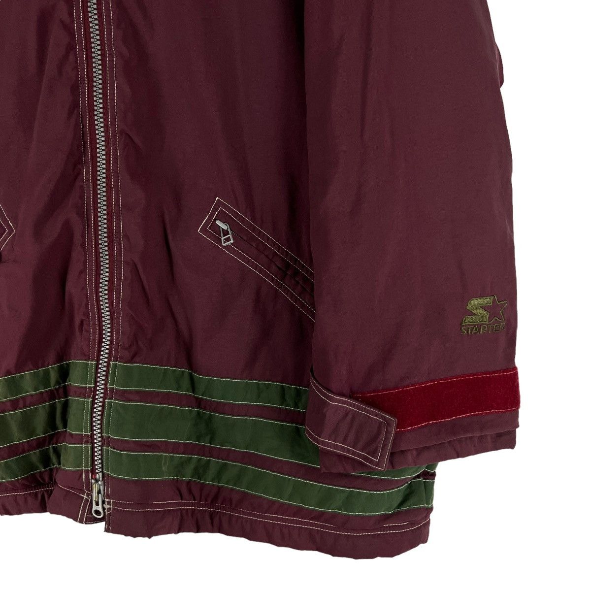 Starter 🔥VINTAGE ANORAK JACKET RUGG GED STARTER ZIPPER USA Size US M / EU 48-50 / 2 - 5 Thumbnail