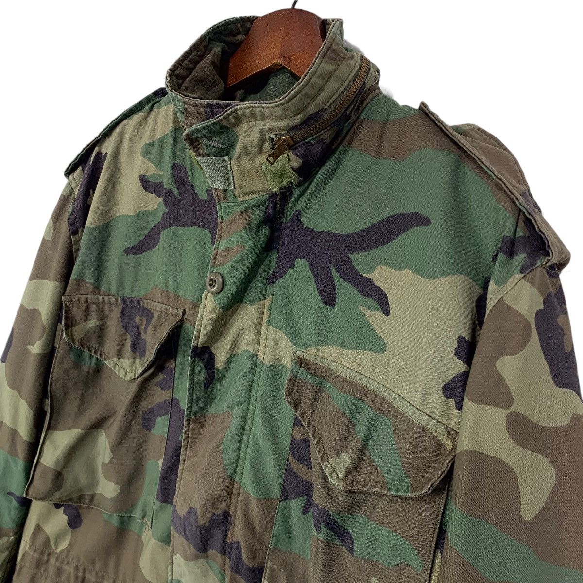 Alpha Industries × Vintage Vintage Alpha Industries Military Camouflage Jacket Size US M / EU 48-50 / 2 - 3 Thumbnail
