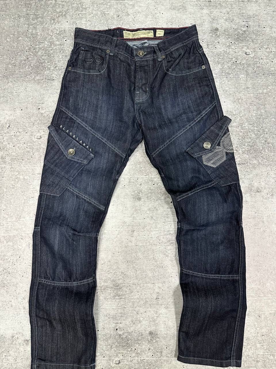 Japanese Brand × Vintage Vintage Denim Cross Hatch Cargo Japanese Pants Size US 30 / EU 46 - 8 Thumbnail