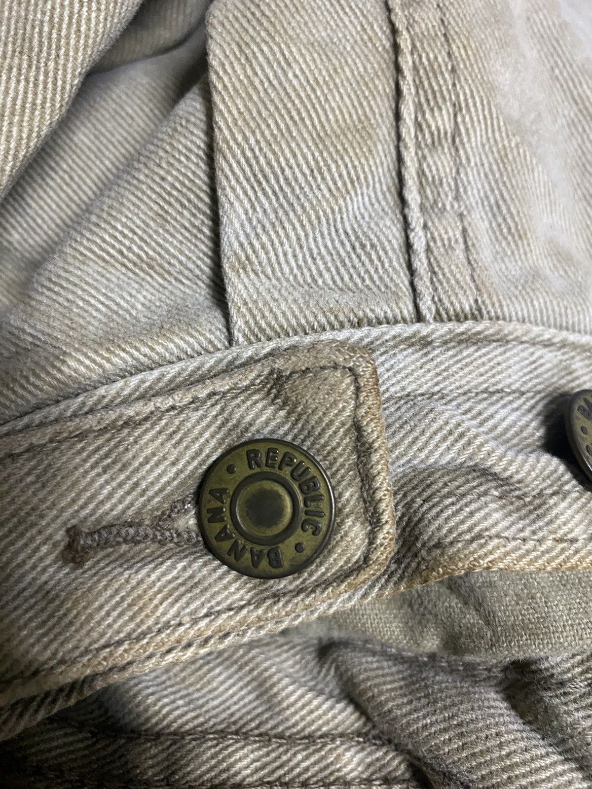 Banana Republic × Vintage Vintage Banana Republic Denim Jeans Jacket Size XS / US 0-2 / IT 36-38 - 14 Thumbnail
