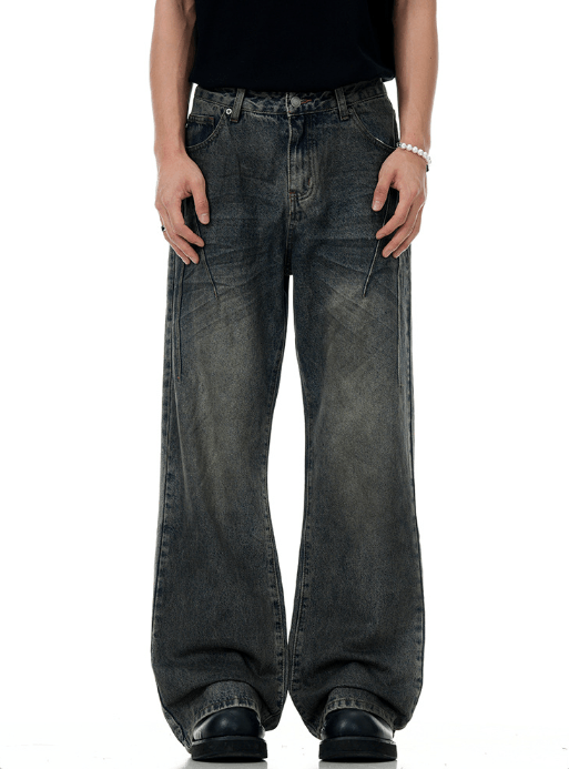 Japanese Brand × Jean American high street distressed casual flared jeans Size US 32 / EU 48 - 1 Thumbnail