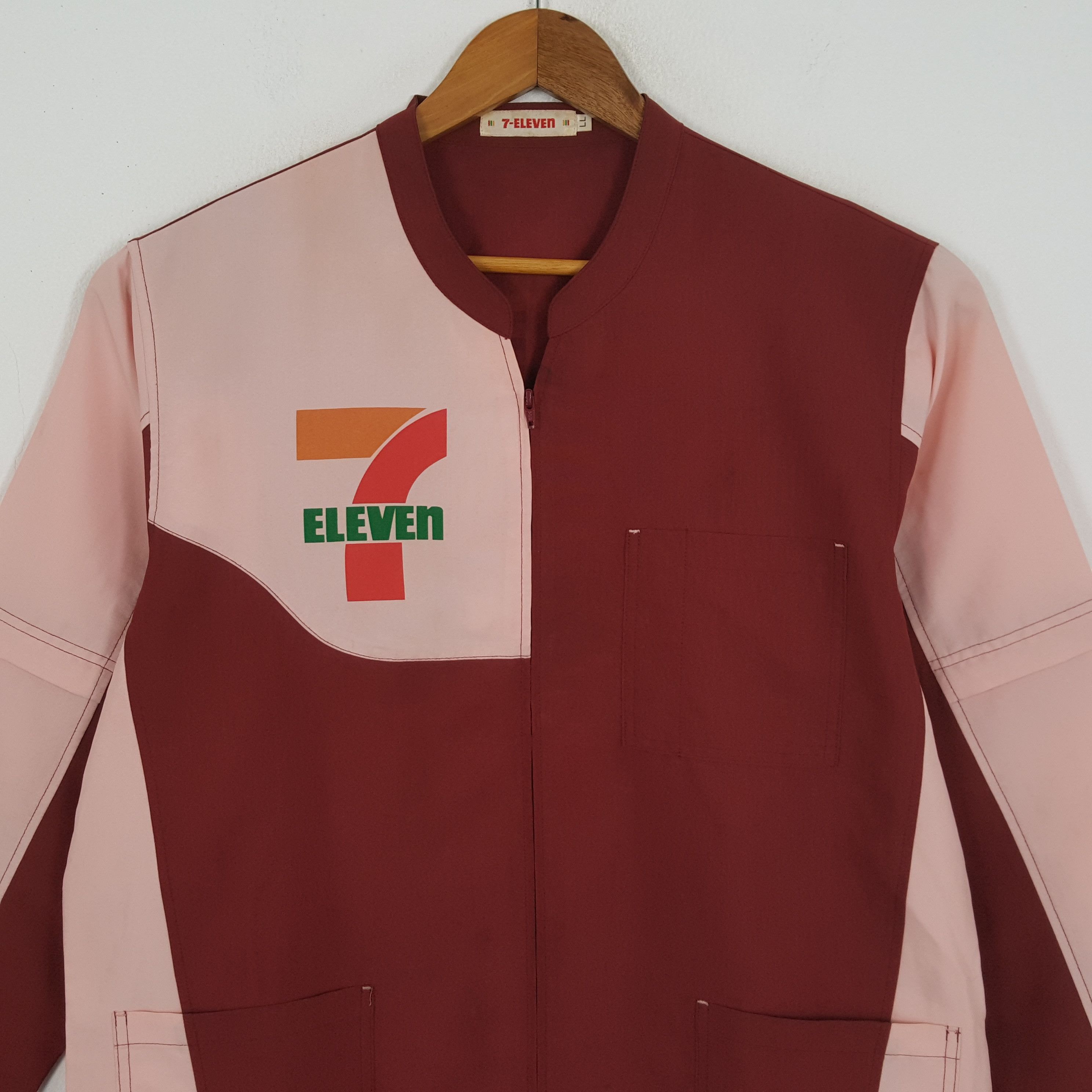 Japanese Brand × Vintage Vintage 7-ELEVEn Japanese Workers Uniform Jacket Size US L / EU 52-54 / 3 - 4 Thumbnail