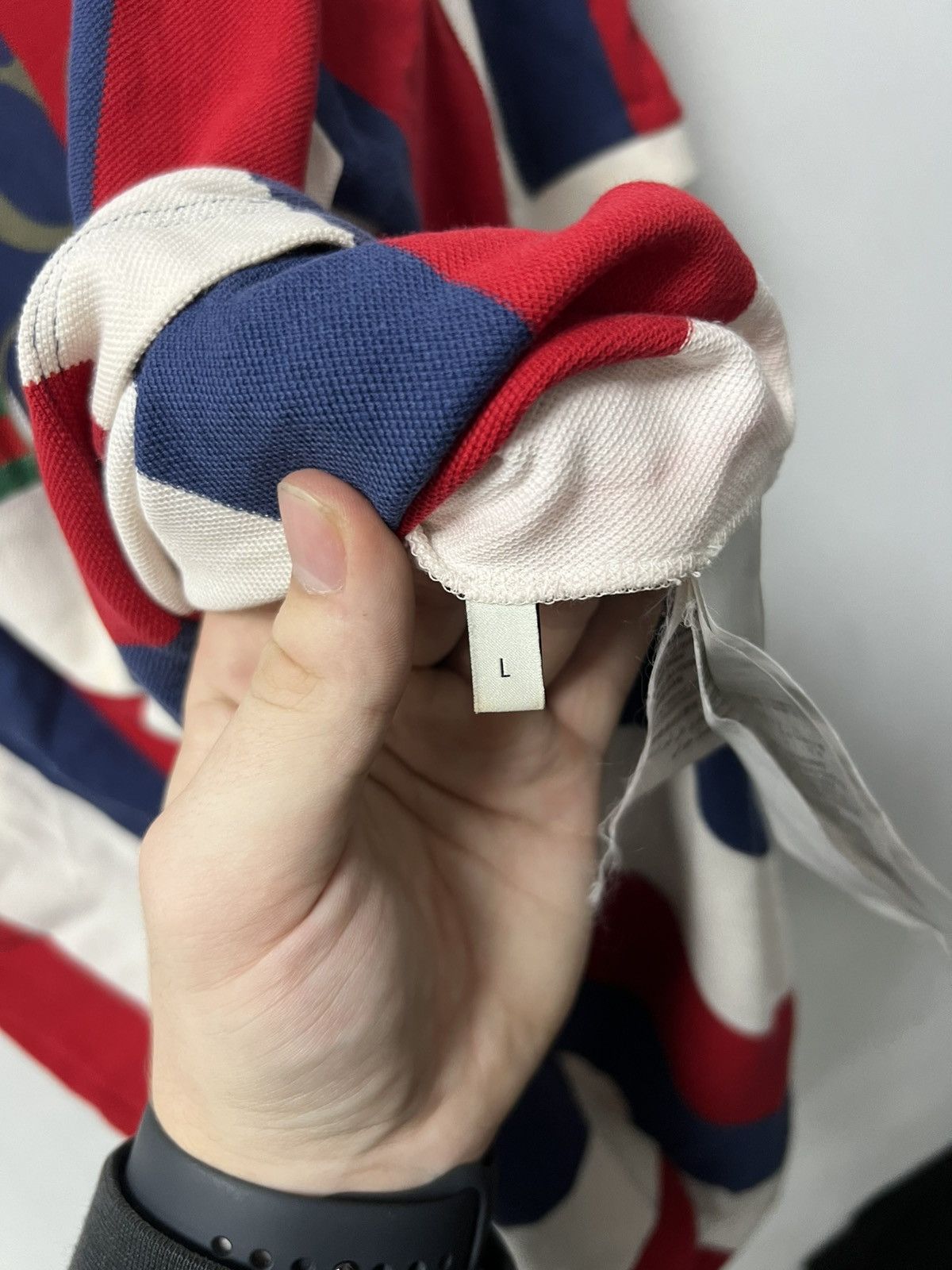 Gucci Gucci Polo T-Shirt Big Logo Size US L / EU 52-54 / 3 - 15 Thumbnail