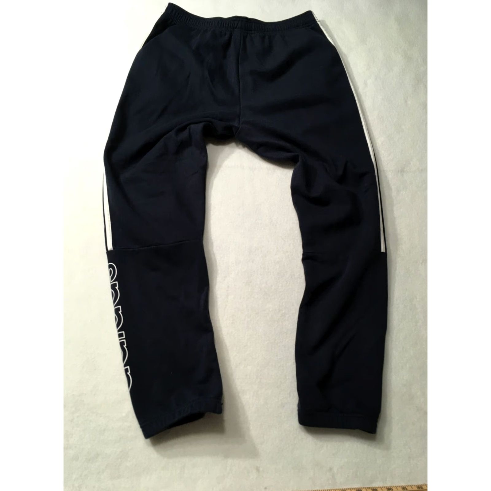 Adidas Adidas Pants Mens Large Blue White Stripes Sweat Pants Jogger Adult 32 X 30 Regular Elastic Waist Breathable Size US 32 / EU 48 - 2 Thumbnail