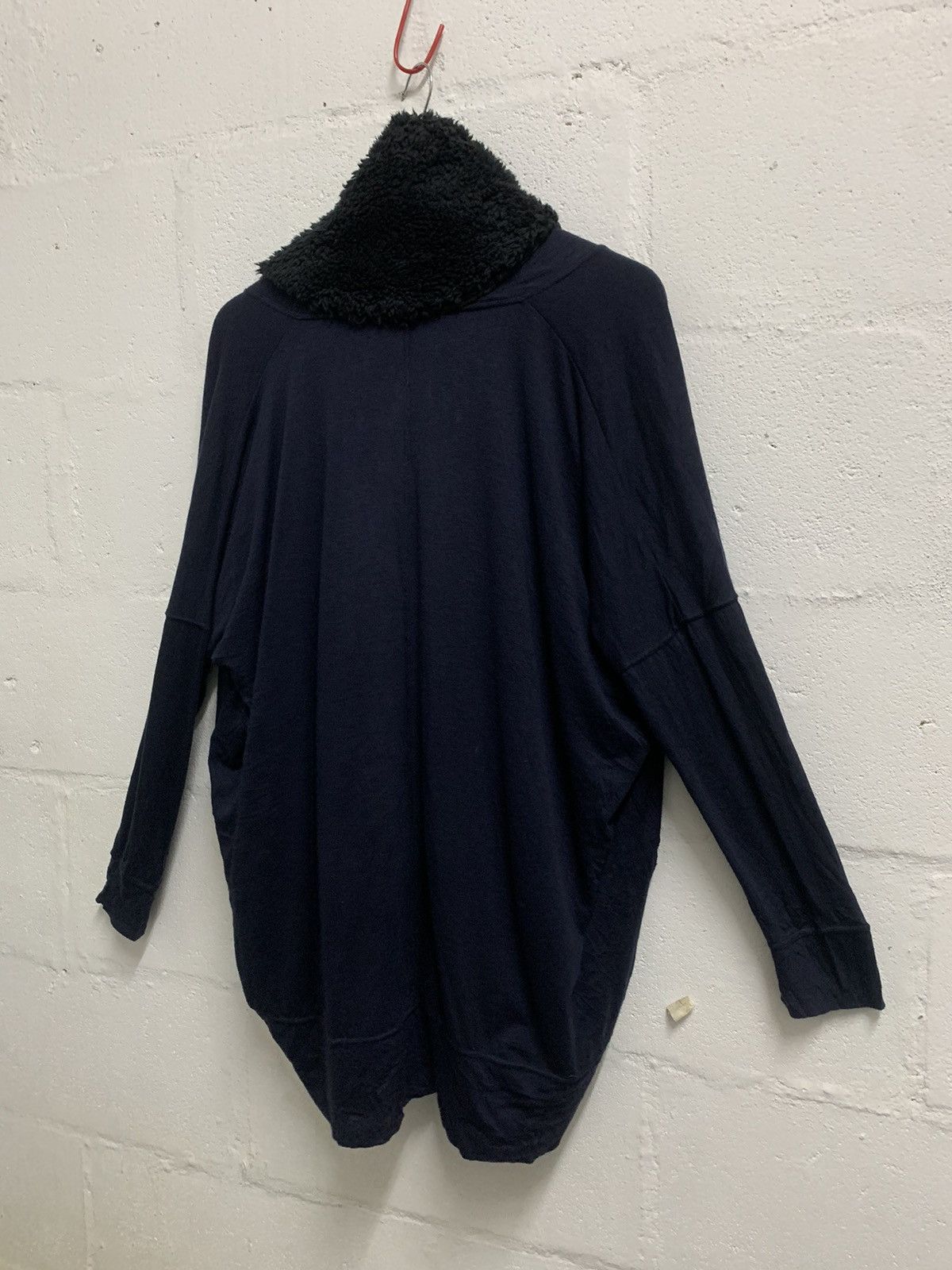 Issey Miyake Tsumori Chisato Fur Collar Cardigan Blouse Size XL / US 12-14 / IT 48-50 - 6 Thumbnail