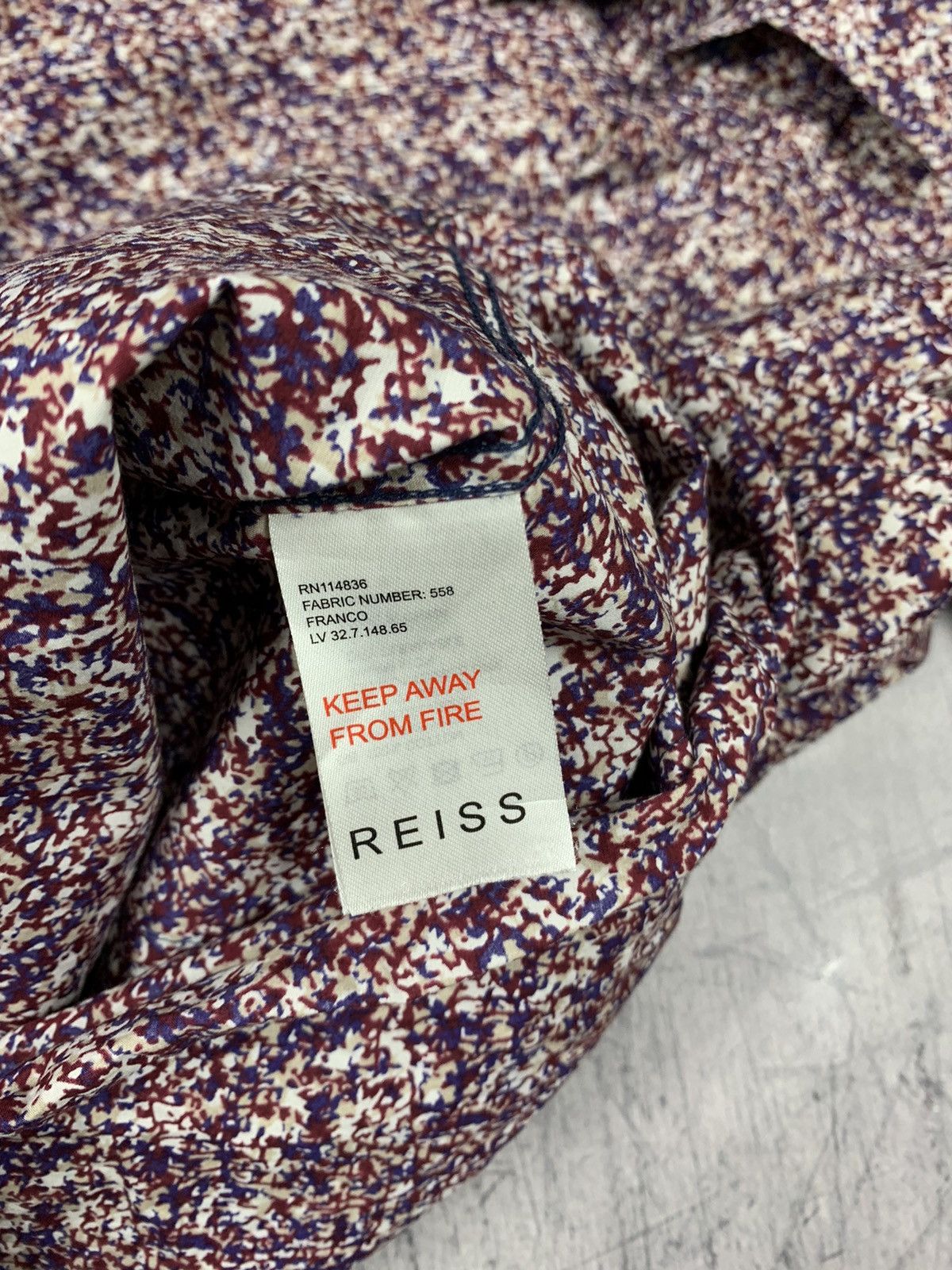 Reiss Reiss Paisley Shirt Long Sleeve Buttons Ups Size Size US M / EU 48-50 / 2 - 7 Thumbnail