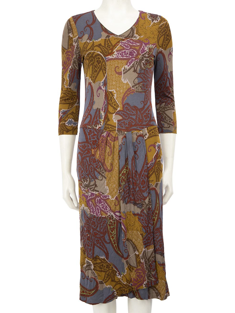 Etro Paisley Patterned Midi Dress Size M / US 6-8 / IT 42-44 - 1 Thumbnail