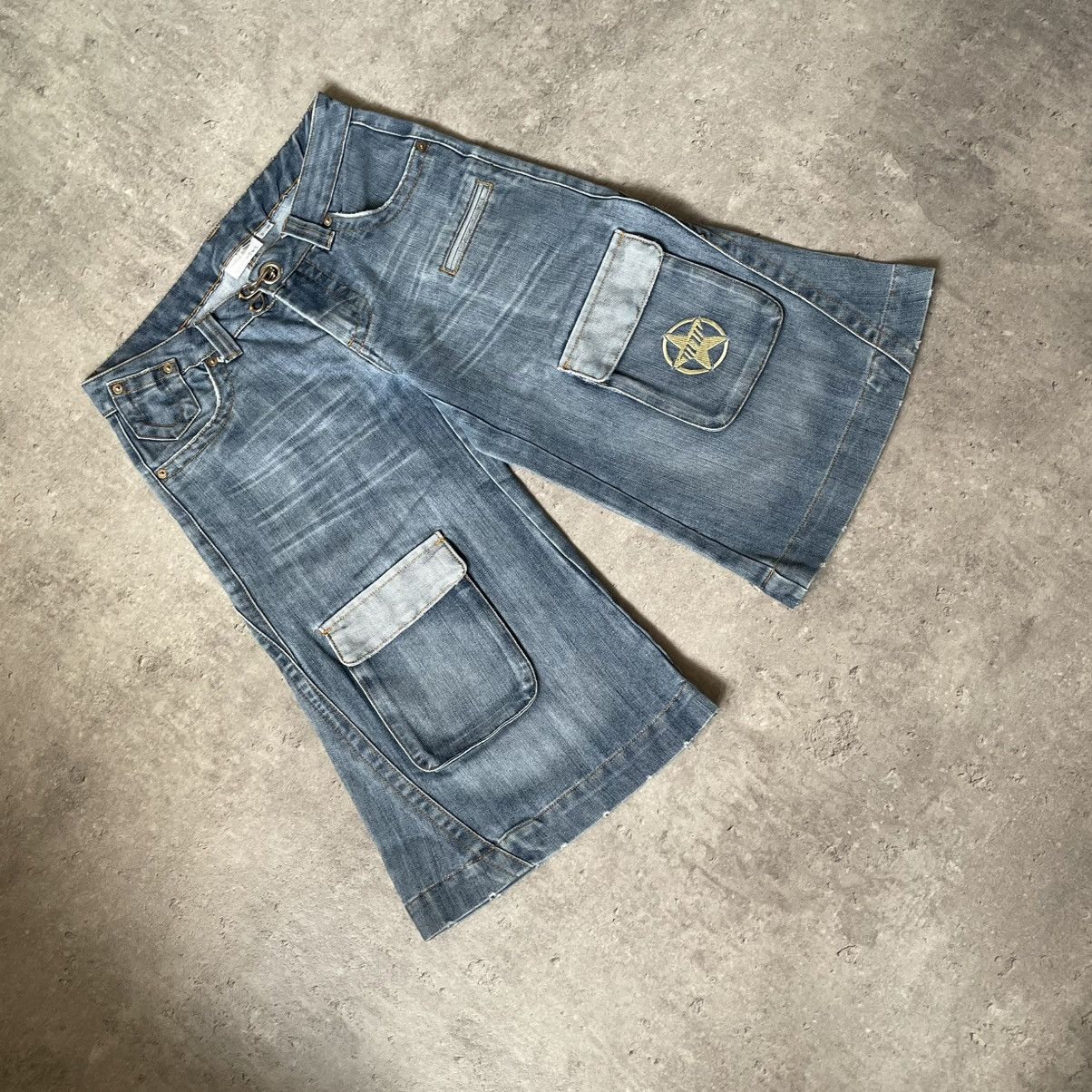 JNCO × Vintage Vintage Y2K Baggy Jnco Style Short Size US 29 - 3 Thumbnail
