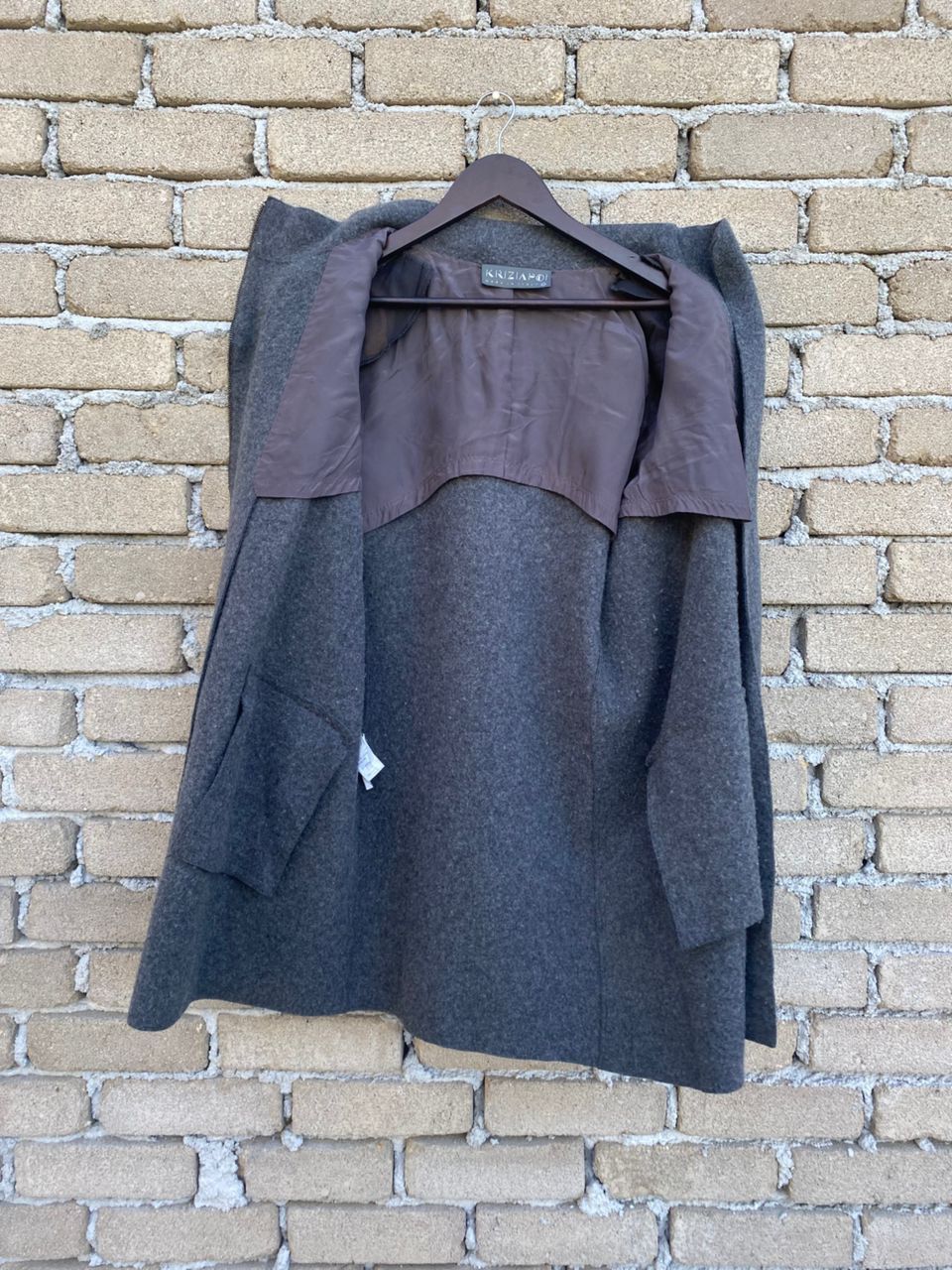 Krizia Uomo Krizia Poi Wool Zipper Jacket Size US XS / EU 42 / 0 - 7 Thumbnail