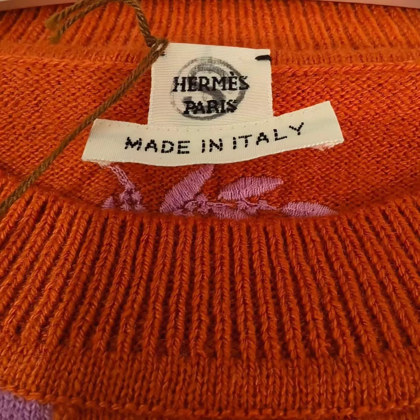 Hermes Hermes 100% Cashmere Pig Nose Knit Sweater Size 34 Size XS / US 0-2 / IT 36-38 - 3 Thumbnail