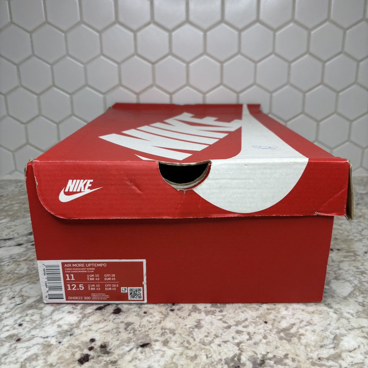 Nike Size 11 - Nike Air More Uptempo Cargo Khaki CLEAN WITH BOX Size US 11 / EU 44 - 17 Thumbnail