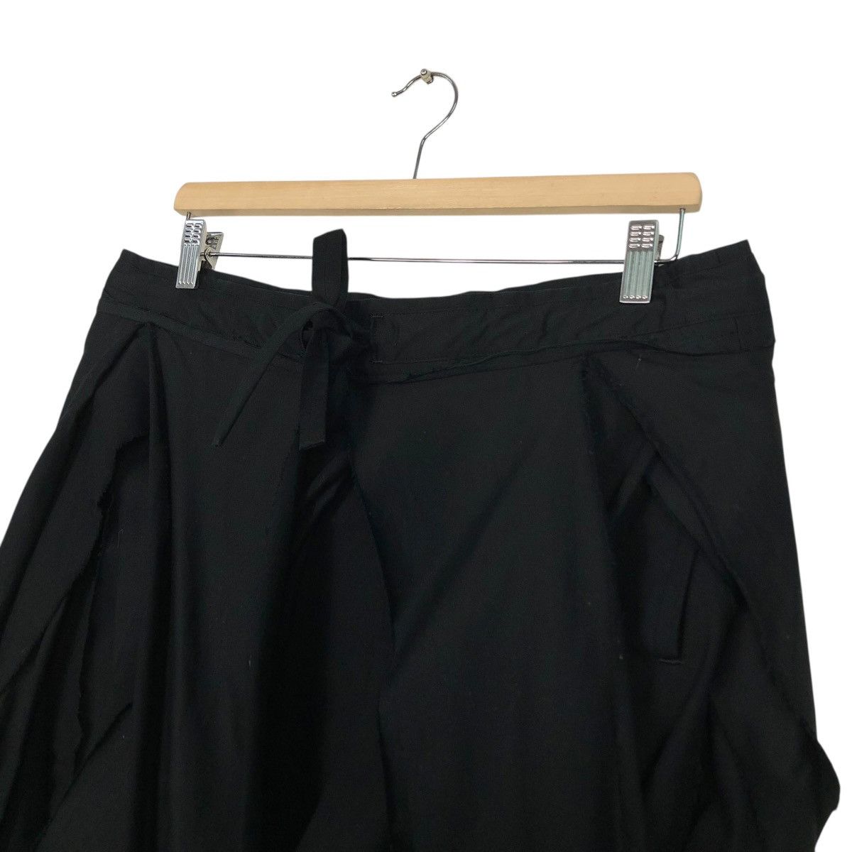 Yohji Yamamoto 🔥RICH BLACK GABARDINE DECO BONDAGE DESIGN YOHJI YAMAMOTO Size US 30 / EU 46 - 12 Thumbnail