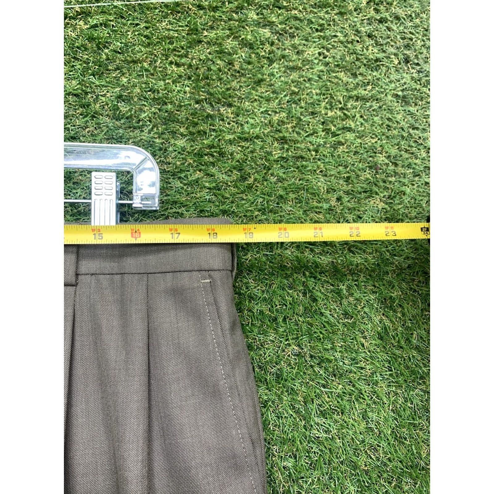 Stafford Stafford Mens Khakis Pants 38x30 Cuffed Pleated Classic Fit Taupe NWT Travel Dressy Formal 38 Regular Mens Size US 38 / EU 54 - 6 Thumbnail