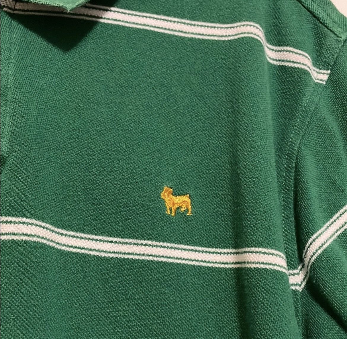 Aeropostale Aeropostale Green Striped Polo Size US L / EU 52-54 / 3 - 4 Thumbnail