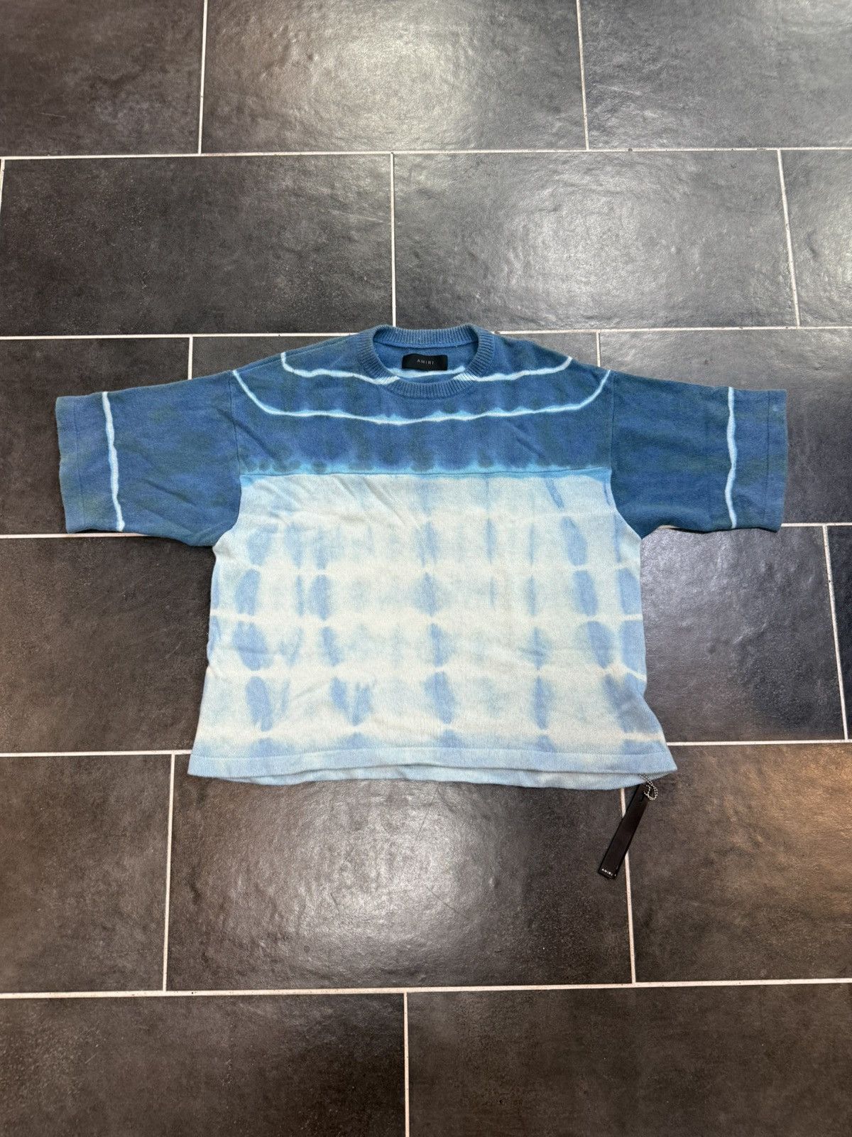 Amiri TIE DYE KNIT FOOTBALL JERSEY