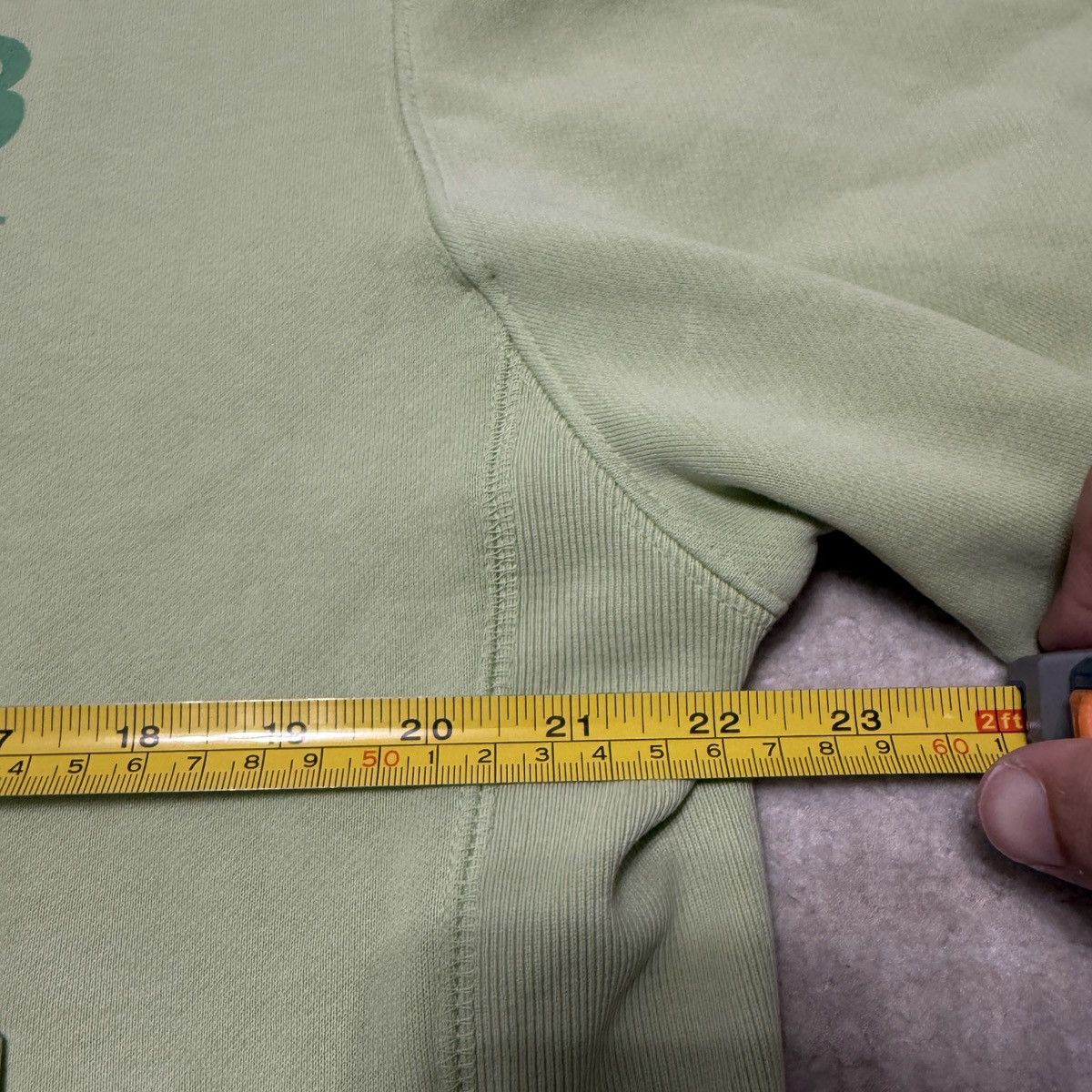 Half Evil Half Evil 333 Hoodie Matcha Green Distressed Heavyweight Size US M / EU 48-50 / 2 - 8 Thumbnail