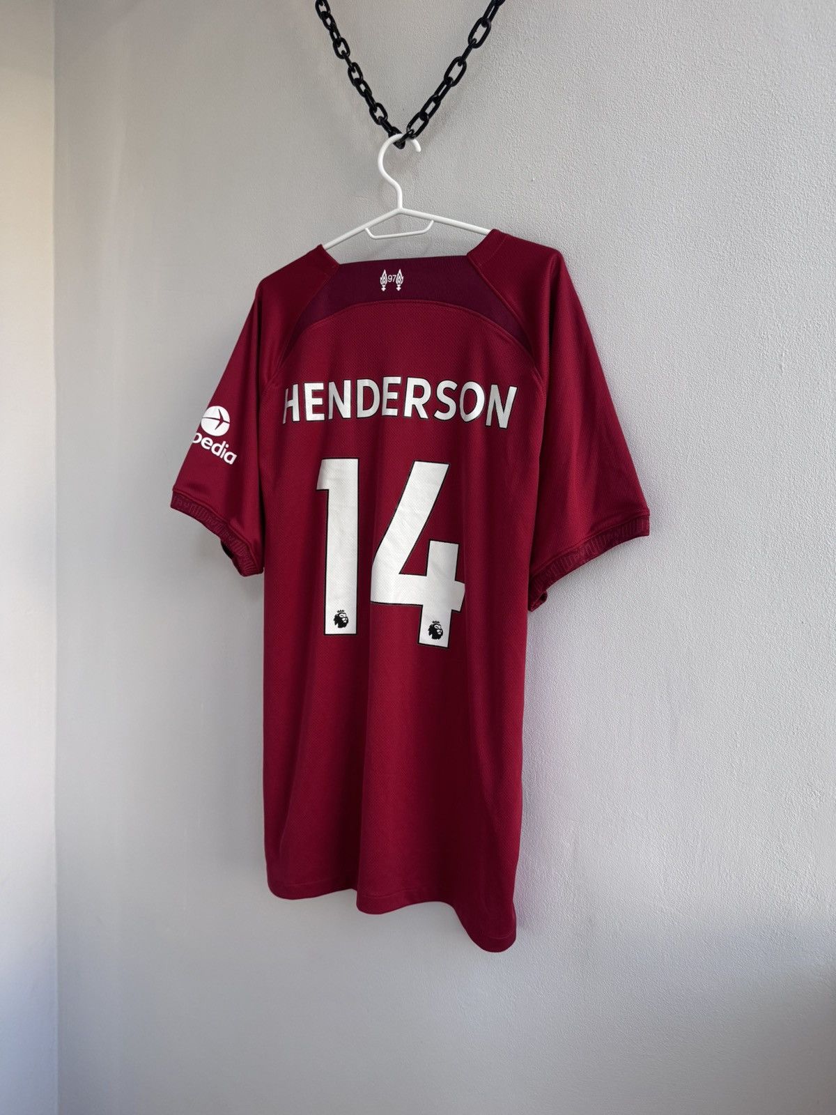 Nike Liverpool 2022 2023 Henderson Football Shirt Soccer Jersey Size US XXL / EU 58 / 5 - 15 Thumbnail