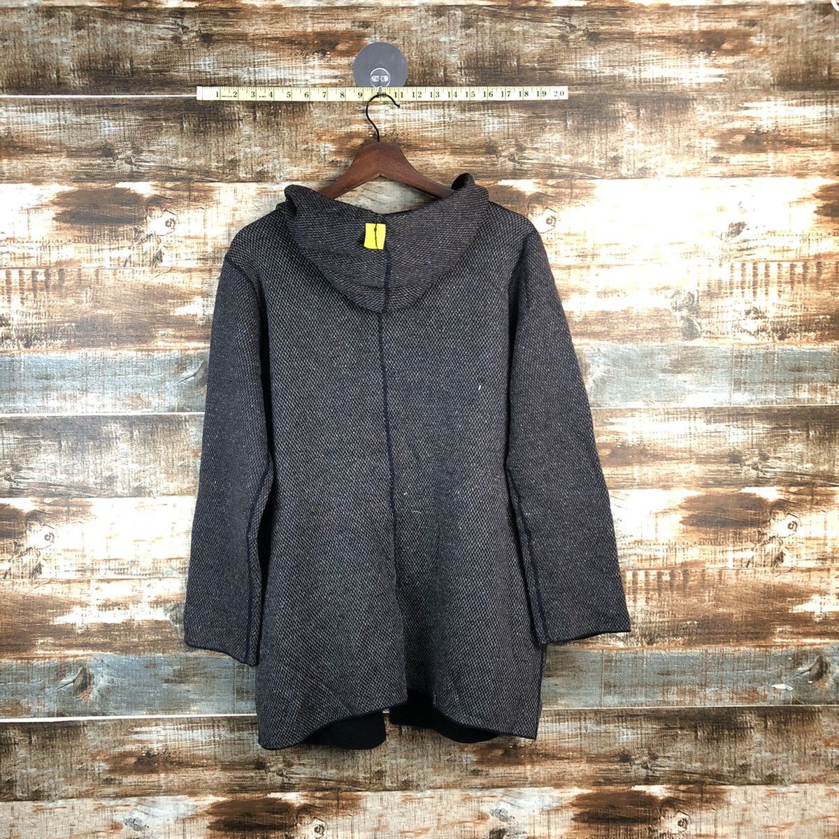 Homespun Knitwear DL Japan vintage cardigan hoodie Gray Knitwear #C533 Size US M / EU 48-50 / 2 - 10 Thumbnail