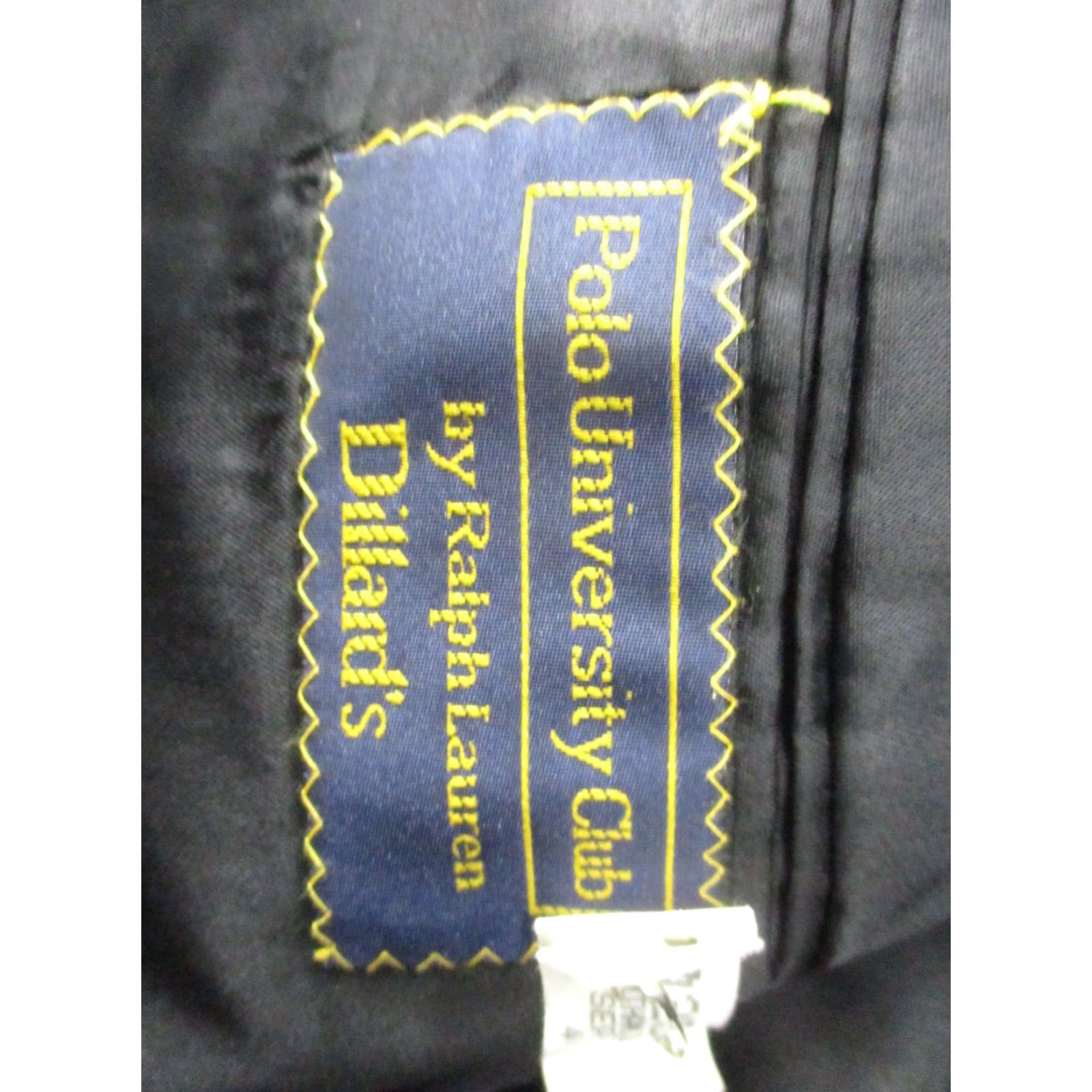 Ralph Lauren Polo University Club Blazer Mens 42L Wool Pinstripe Charcoal Gray Sport Coat 2 Piece Long Business Formal Size US XL / EU 56 / 4 - 7 Thumbnail