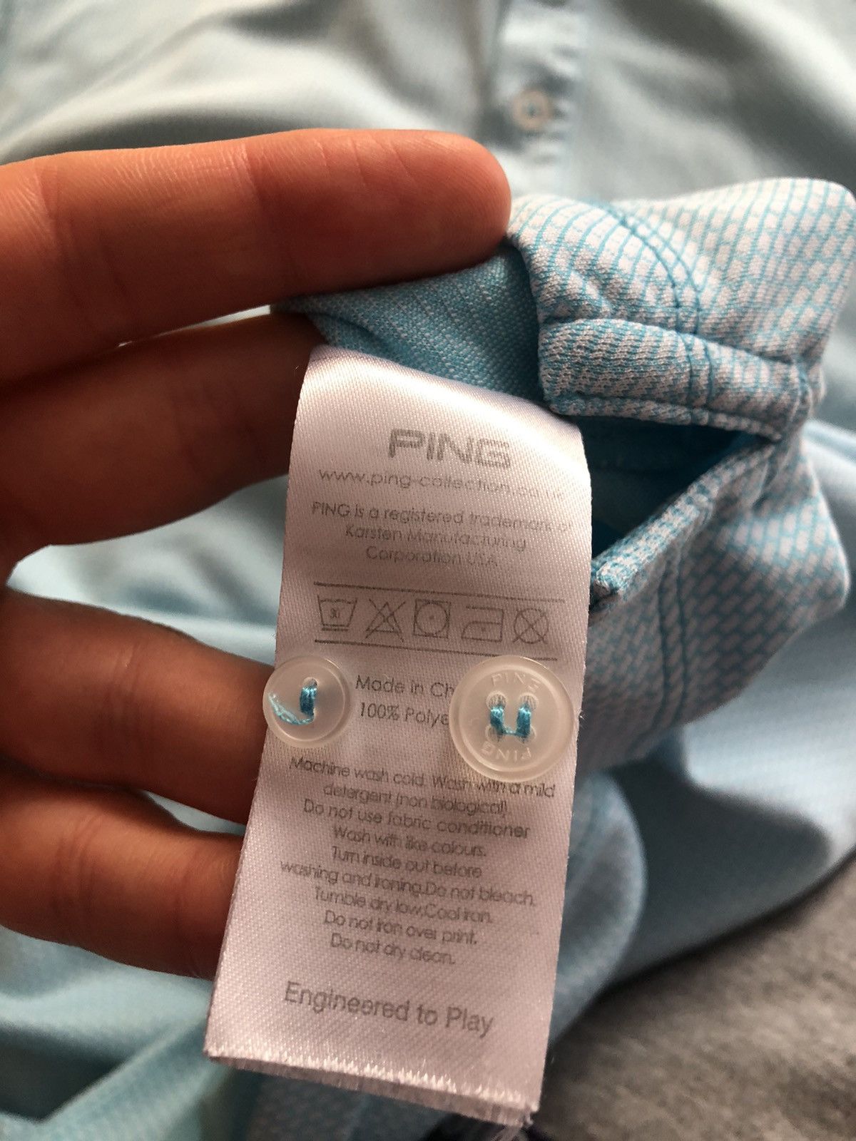 PING PING GOLF VINTAGE QUALITY POLO SHIRT Size US M / EU 48-50 / 2 - 5 Thumbnail