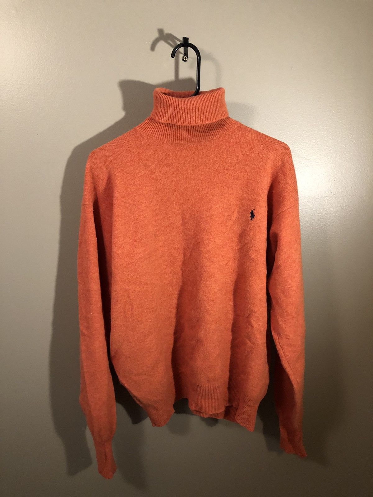 Polo Ralph Lauren Orange Polo Turtleneck Size US XL / EU 56 / 4 - 1 Thumbnail