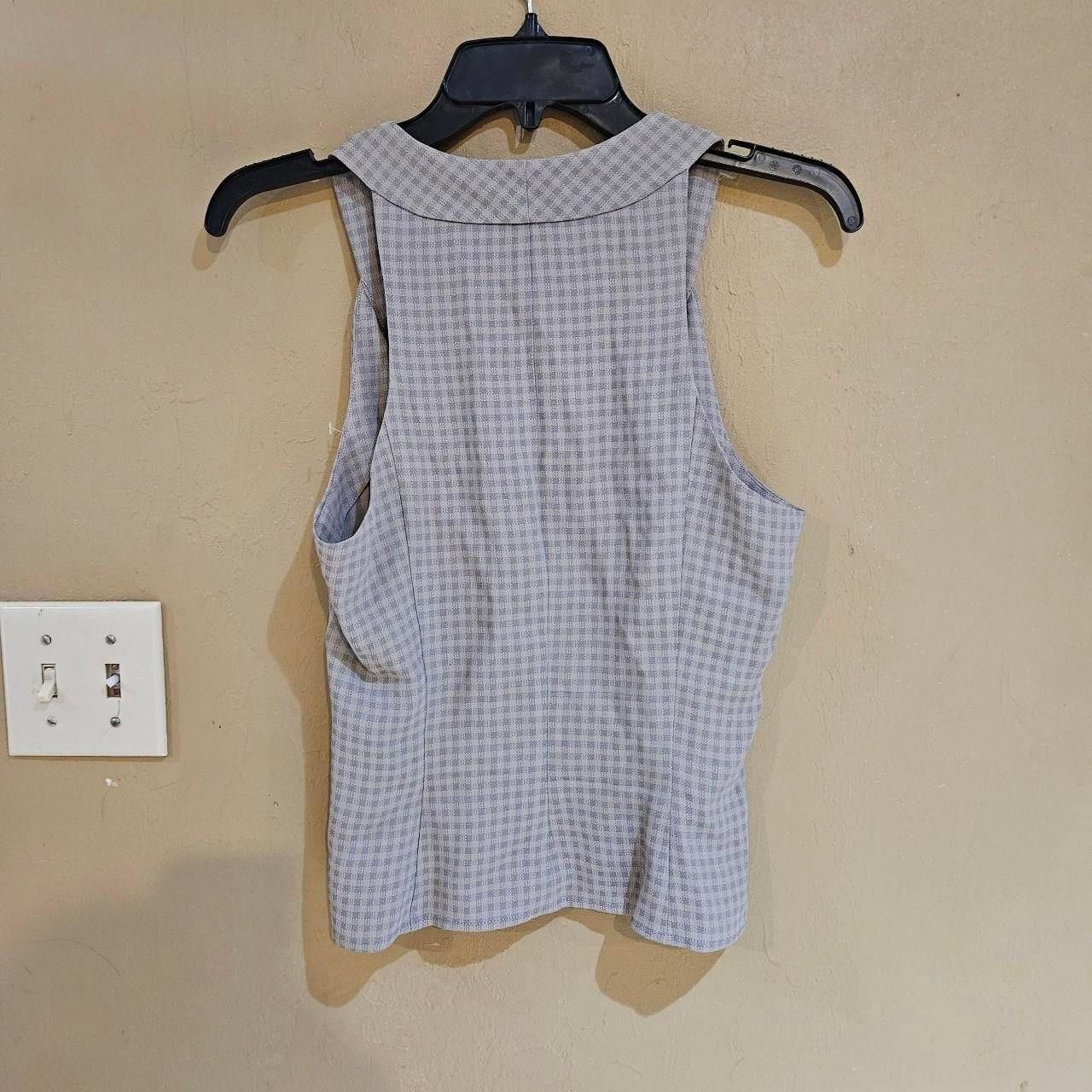 Giorgio Armani vintage giorgio armani plaid vest RARE Size S / US 4 / IT 40 - 2 Thumbnail
