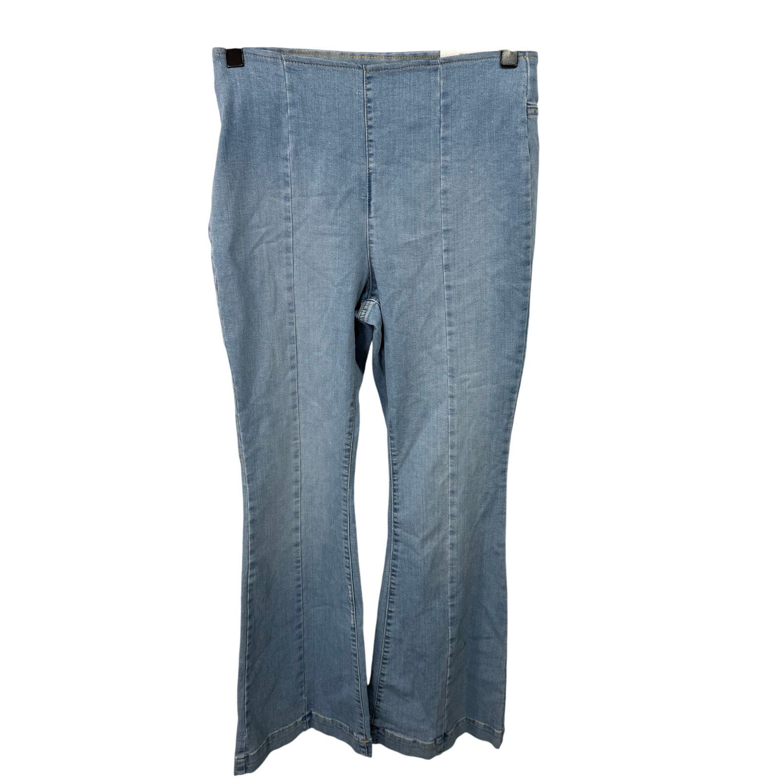 Macys INC International Concepts Jeans 10 Pull On Flare NEW # G620 Size 32" / US 10 / IT 46 - 1 Thumbnail
