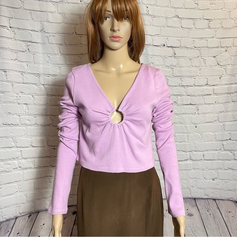 Free People New Free People Key To My Heart Pink Top Size L Size L / US 10 / IT 46 - 2 Thumbnail