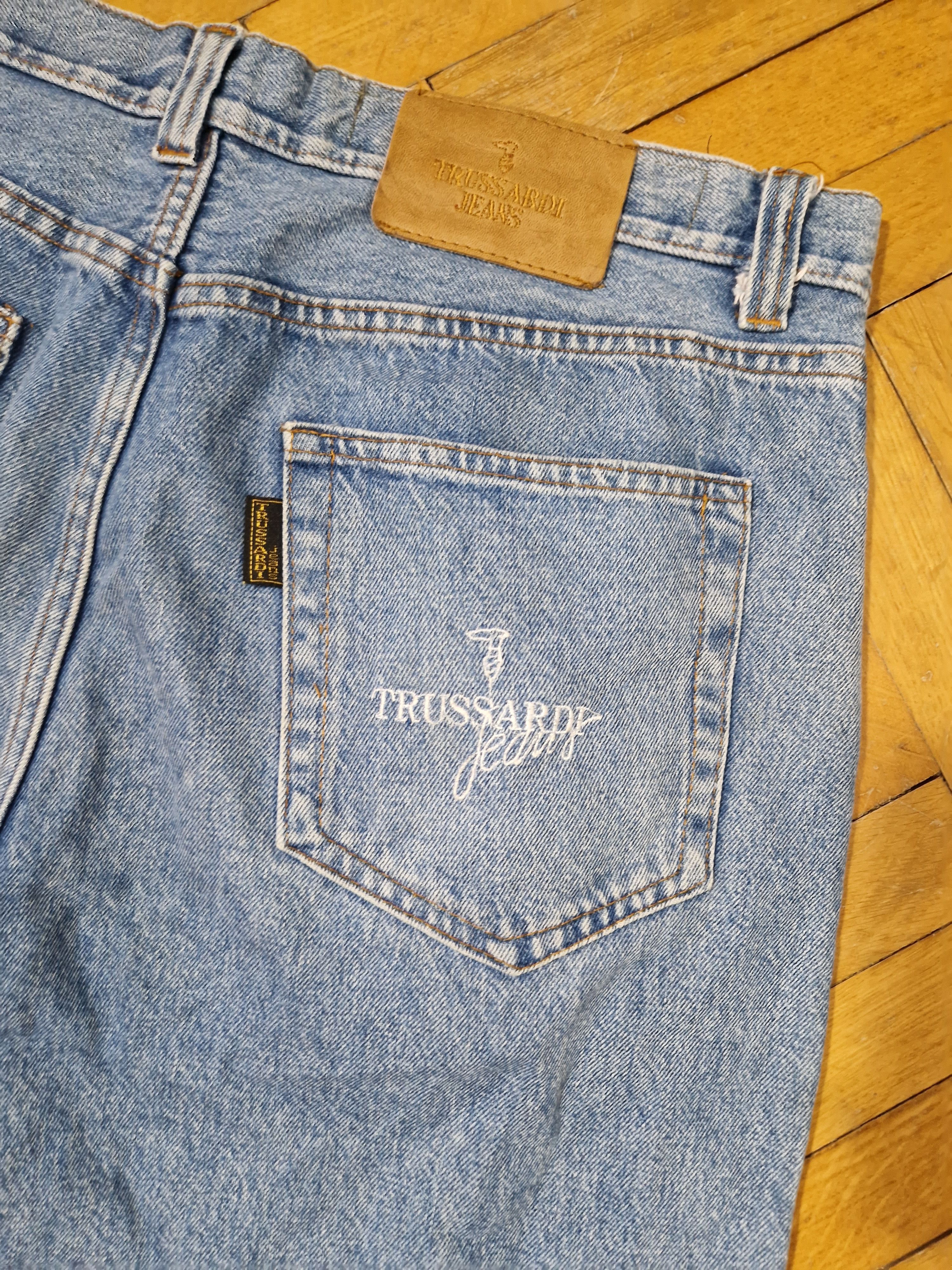 Japanese Brand × Trussardi × Vintage Trussardi heavy denim pants Size US 36 / EU 52 - 3 Thumbnail