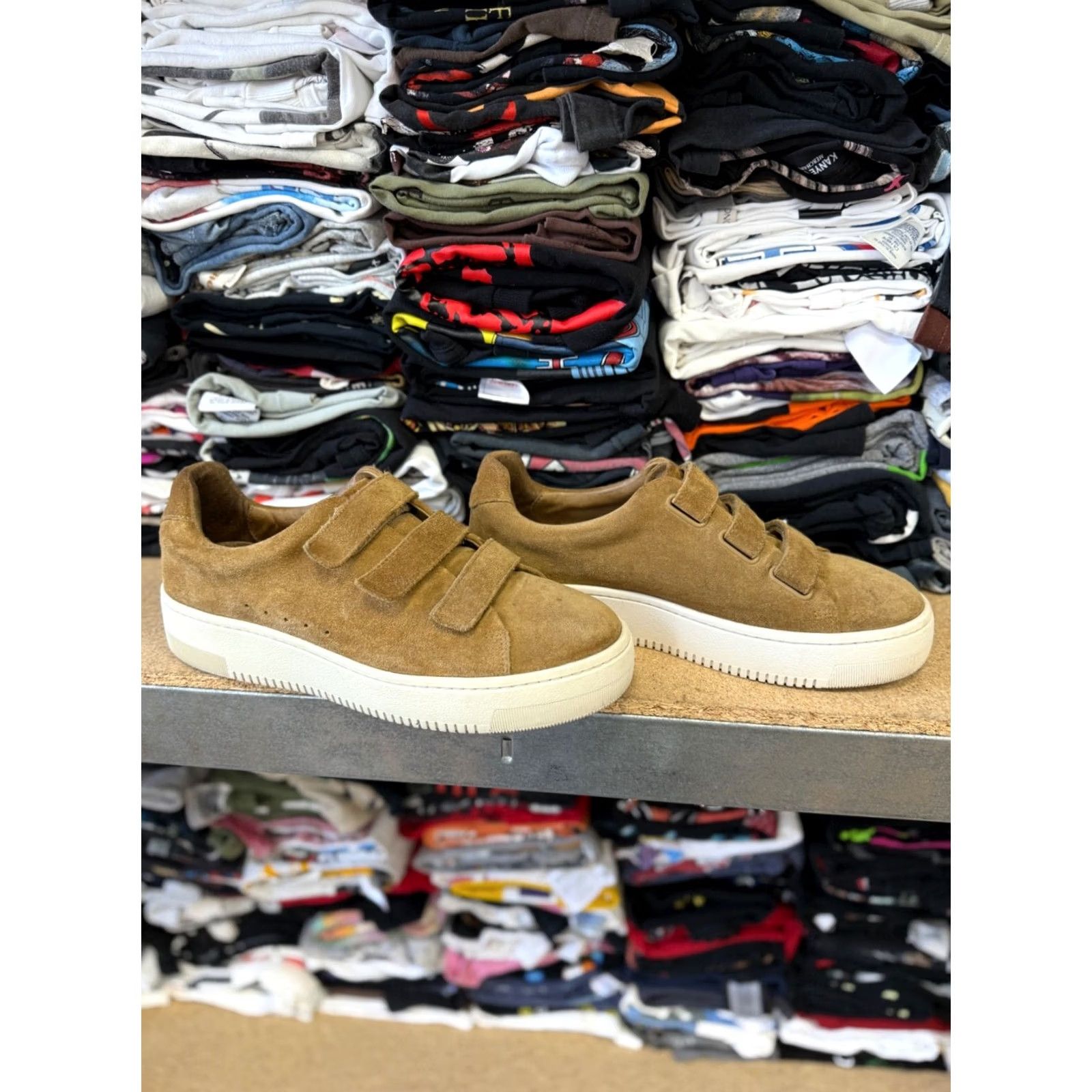 Sandro Sandro Paris Luxury Suede Sneakers Women Rare Retro Hype Beige 40 Nike? Size US 9 / IT 39 - 2 Thumbnail