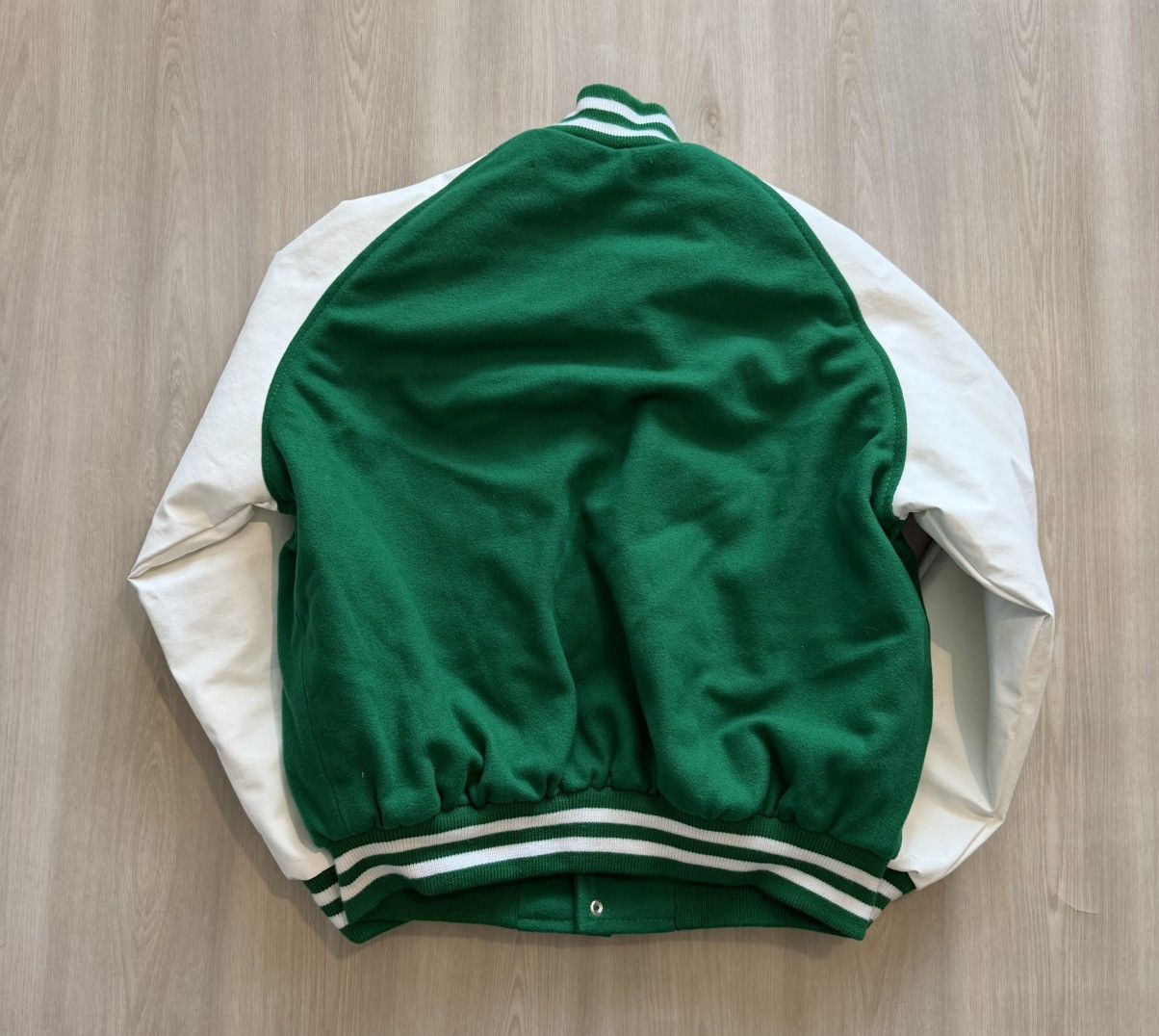 Vintage Texas Star Green Letterman Varsity Jacket Sz L Wool Size US L / EU 52-54 / 3 - 8 Thumbnail