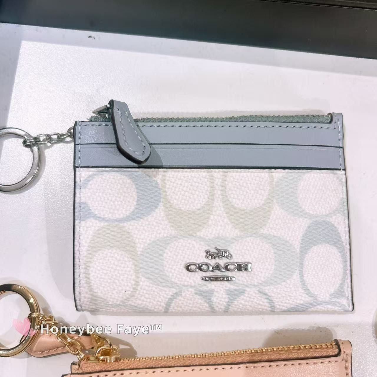 Coach Mini Skinny Id Case In Signature Canvas CEC49 Size ONE SIZE - 2 Thumbnail