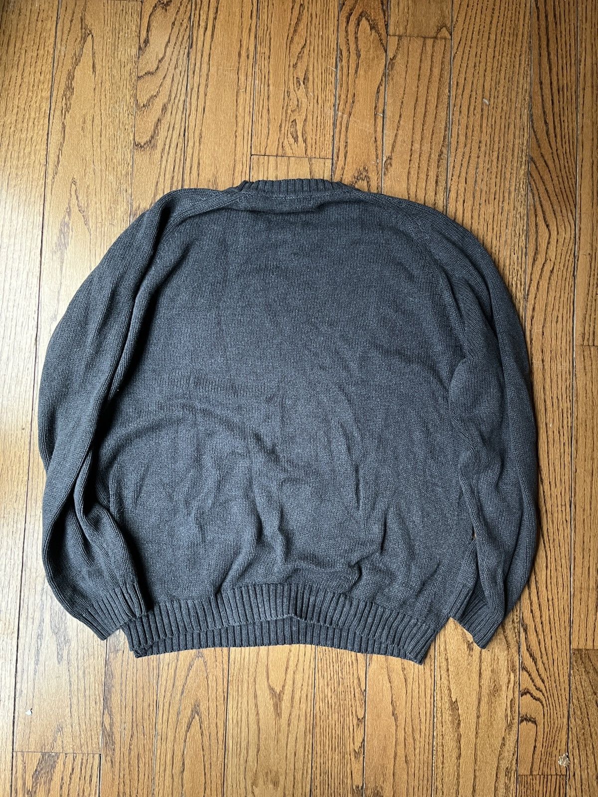 St. Johns Bay Vintage Gray Knit Sweater Size US L / EU 52-54 / 3 - 2 Thumbnail