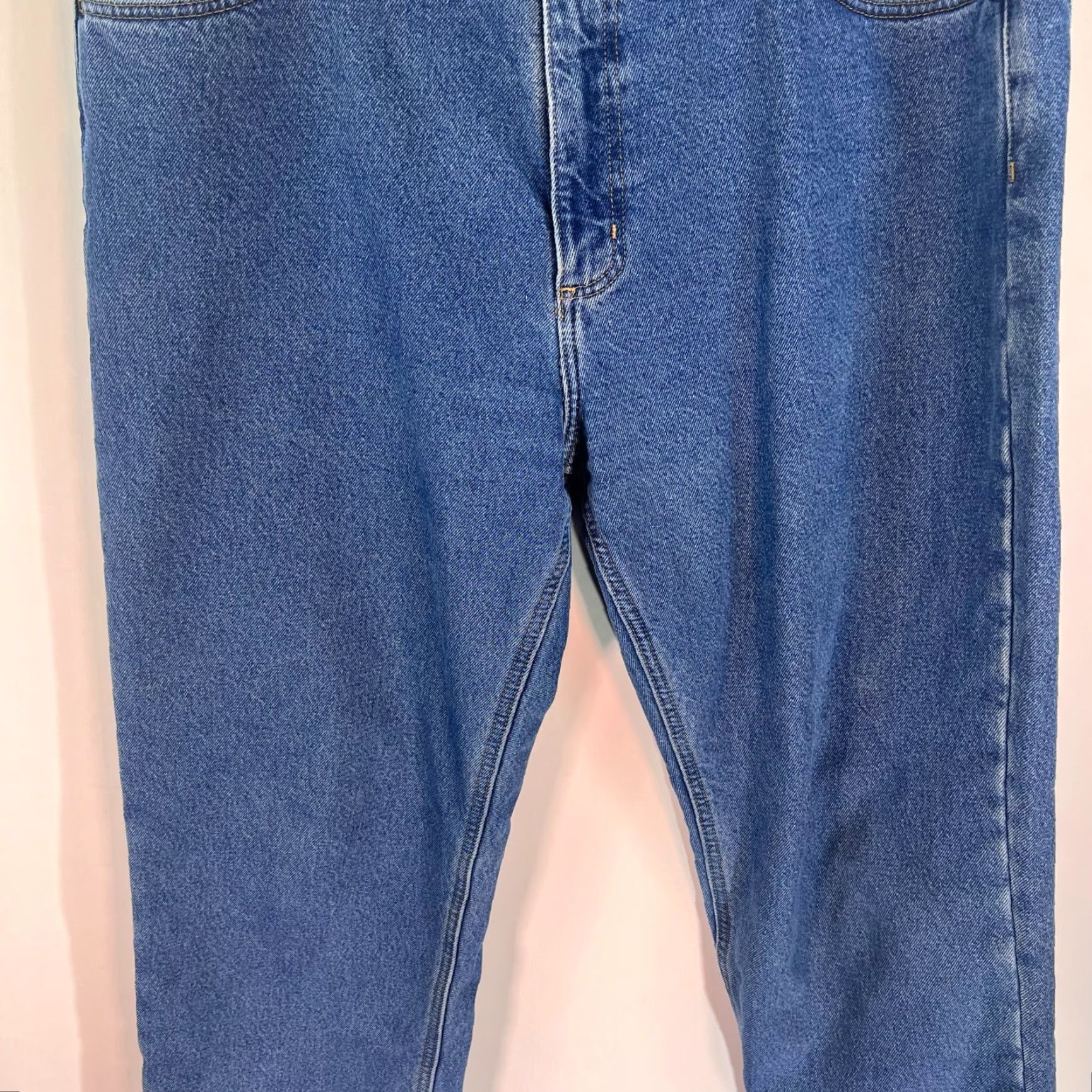Carhartt Carhartt Jeans Mens 40 Blue Relaxed Dungaree Lined 30in Inseam Work Wear Outdoor 40x30 Denim Cotton Shirt? Size US 40 / EU 56 - 3 Thumbnail