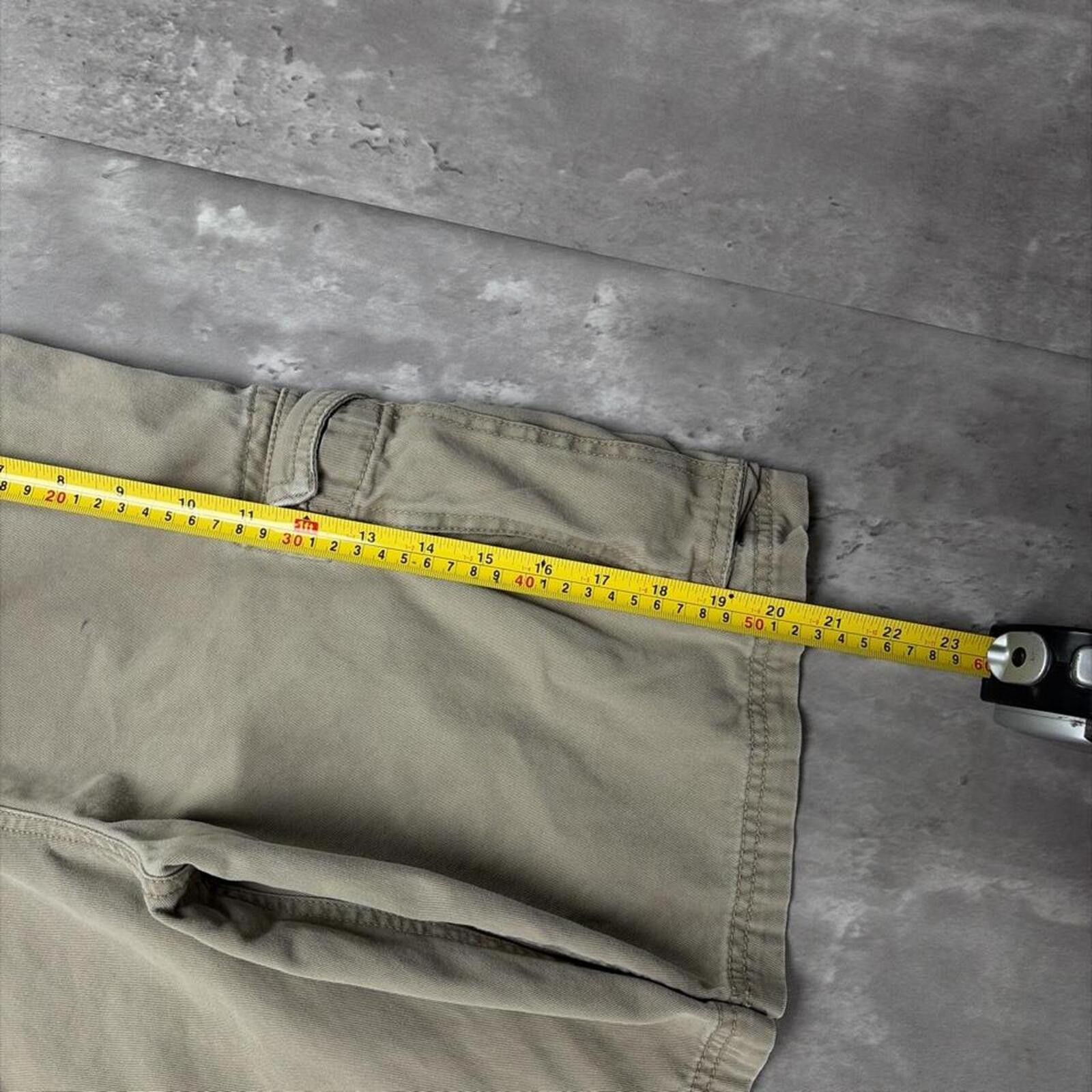 Other Y2K River Canyon Blues Grunge Baggy Cargo Skater Shorts Size 27" / US 4 / IT 40 - 7 Thumbnail