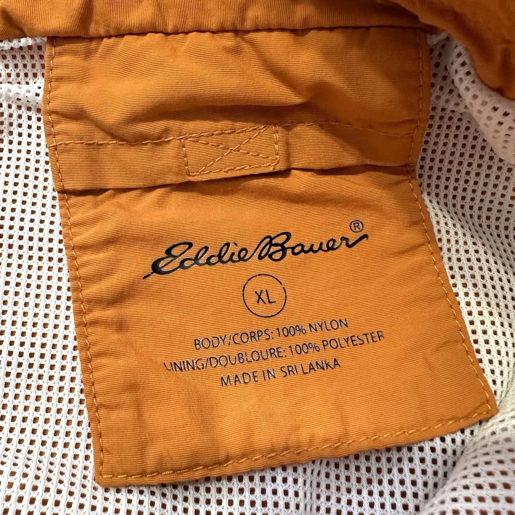 Eddie Bauer VINTAGE Eddie Bauer Swim Trunks Mens XL Orange Lined Cargo Shorts Size US 36 / EU 52 - 7 Thumbnail