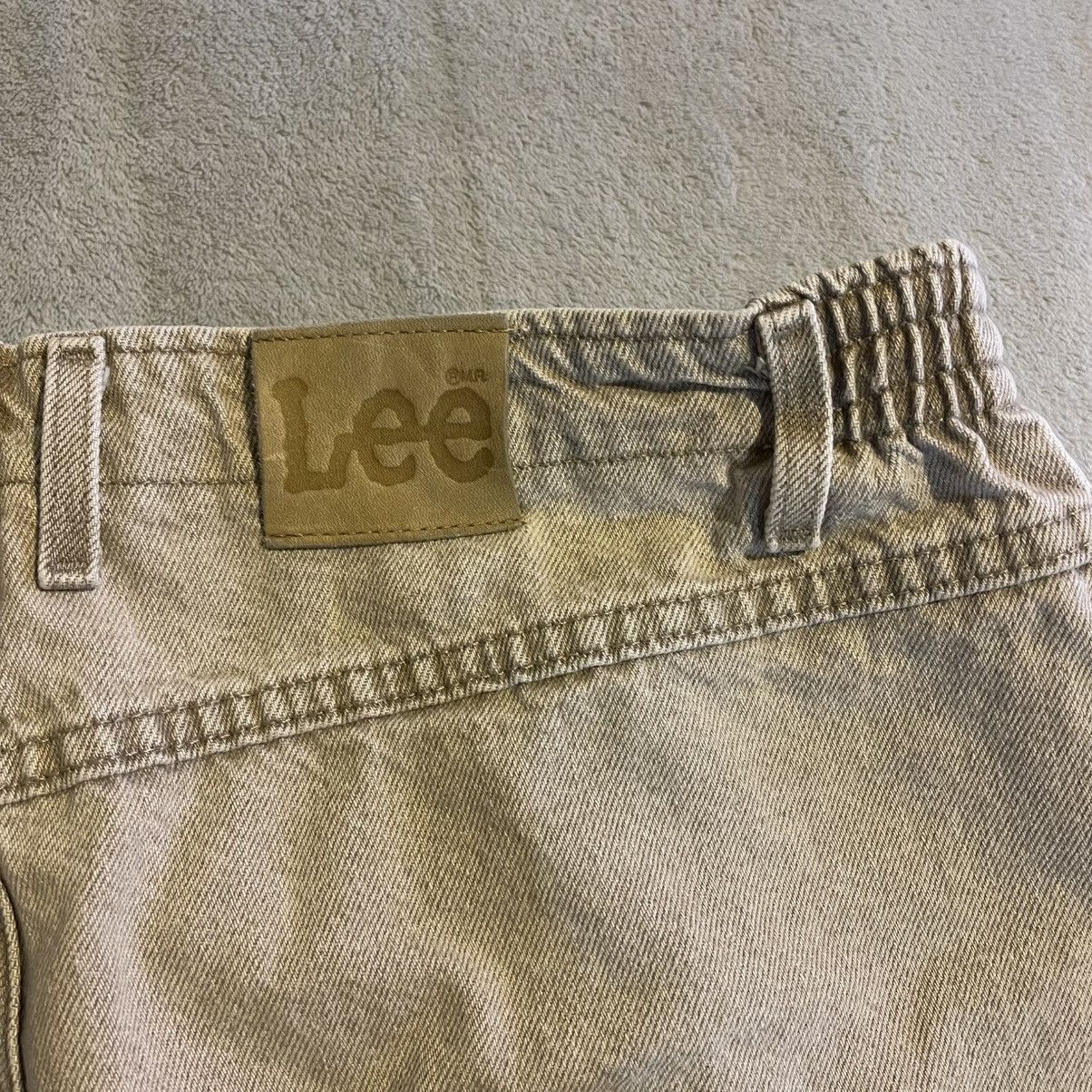 Lee Vintage Lee Jeans Women 18 Medium Beige Bootcut 80/90s 34x31 Size 34" / US 12 / IT 48 - 4 Thumbnail