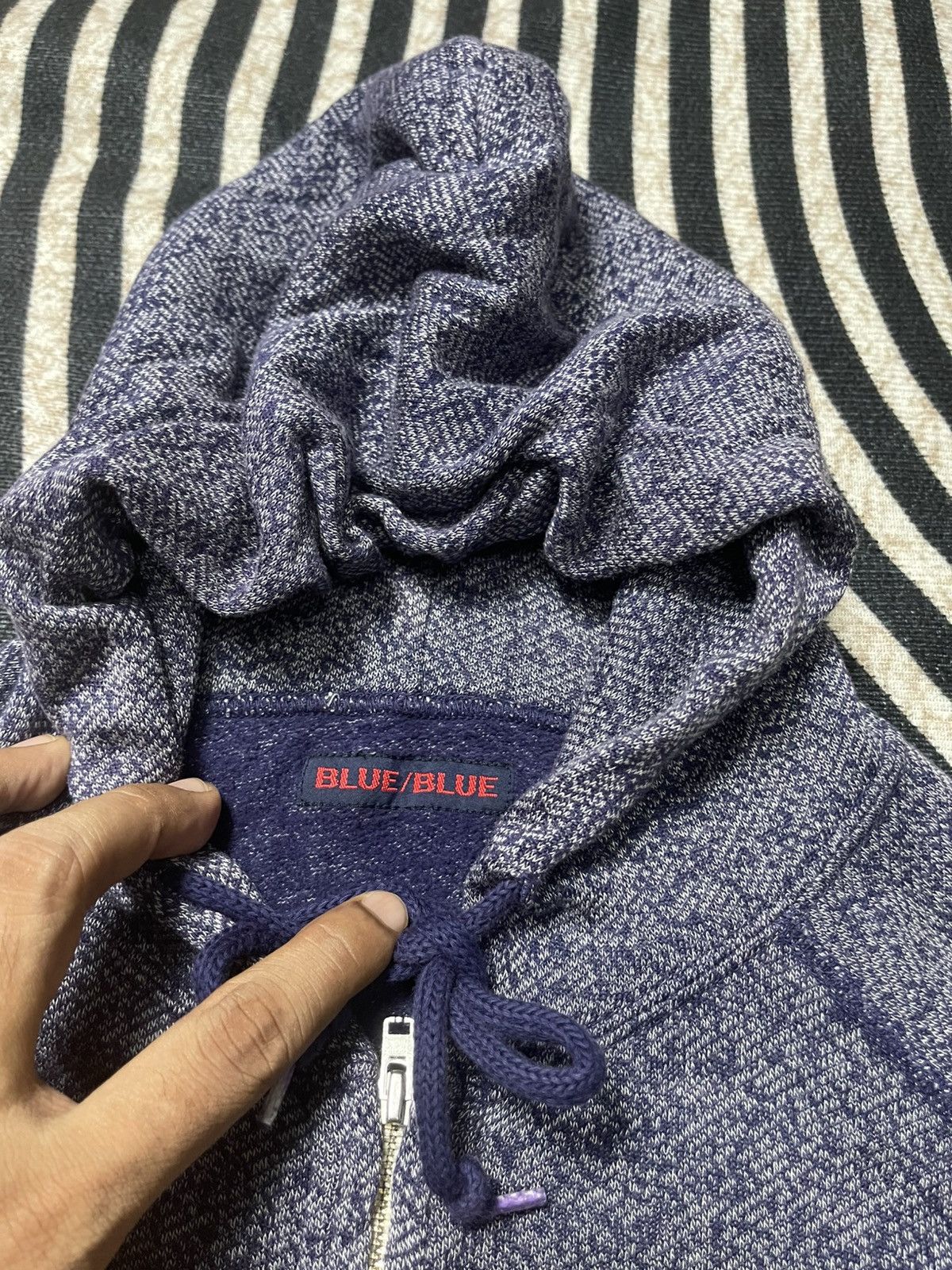 Blue Blue Japan 90s BLUE BLUE JAPAN “MARINE TIME B.B” INDIGO DYE FULL ZIPPER Size US M / EU 48-50 / 2 - 7 Thumbnail